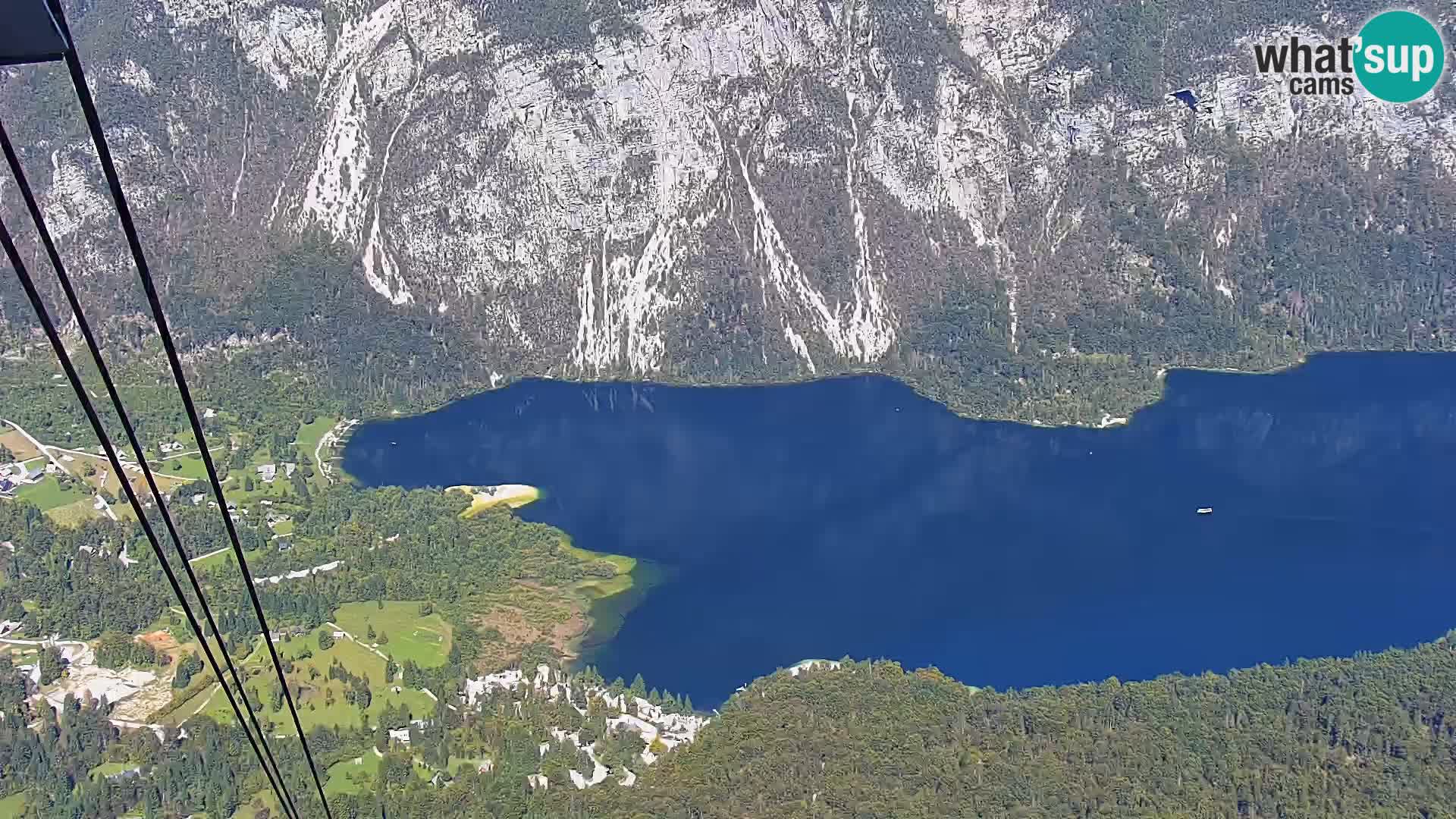 Webcam lago di Bohinj e del Triglav – vista dalla stazione sciistica di Vogel