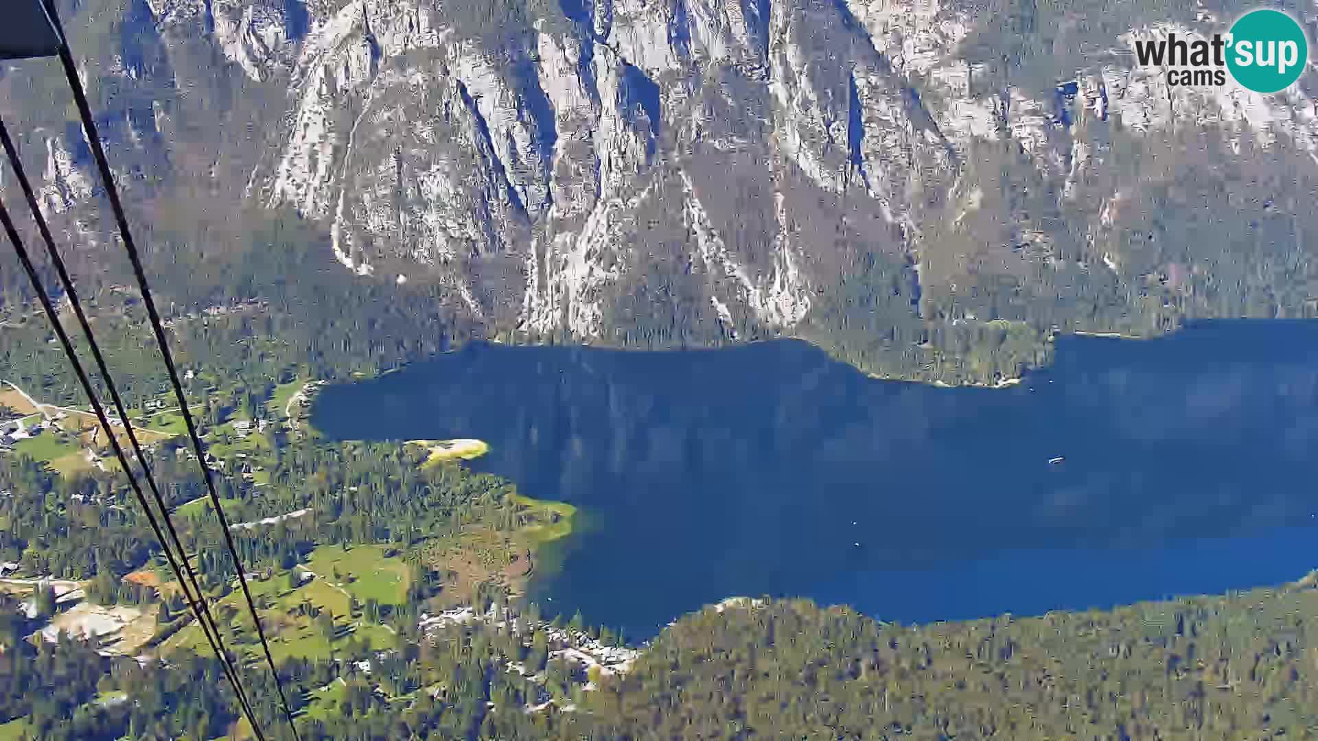 Spletna kamera Bohinj jezero in na Triglav – pogled s smučišča Vogel