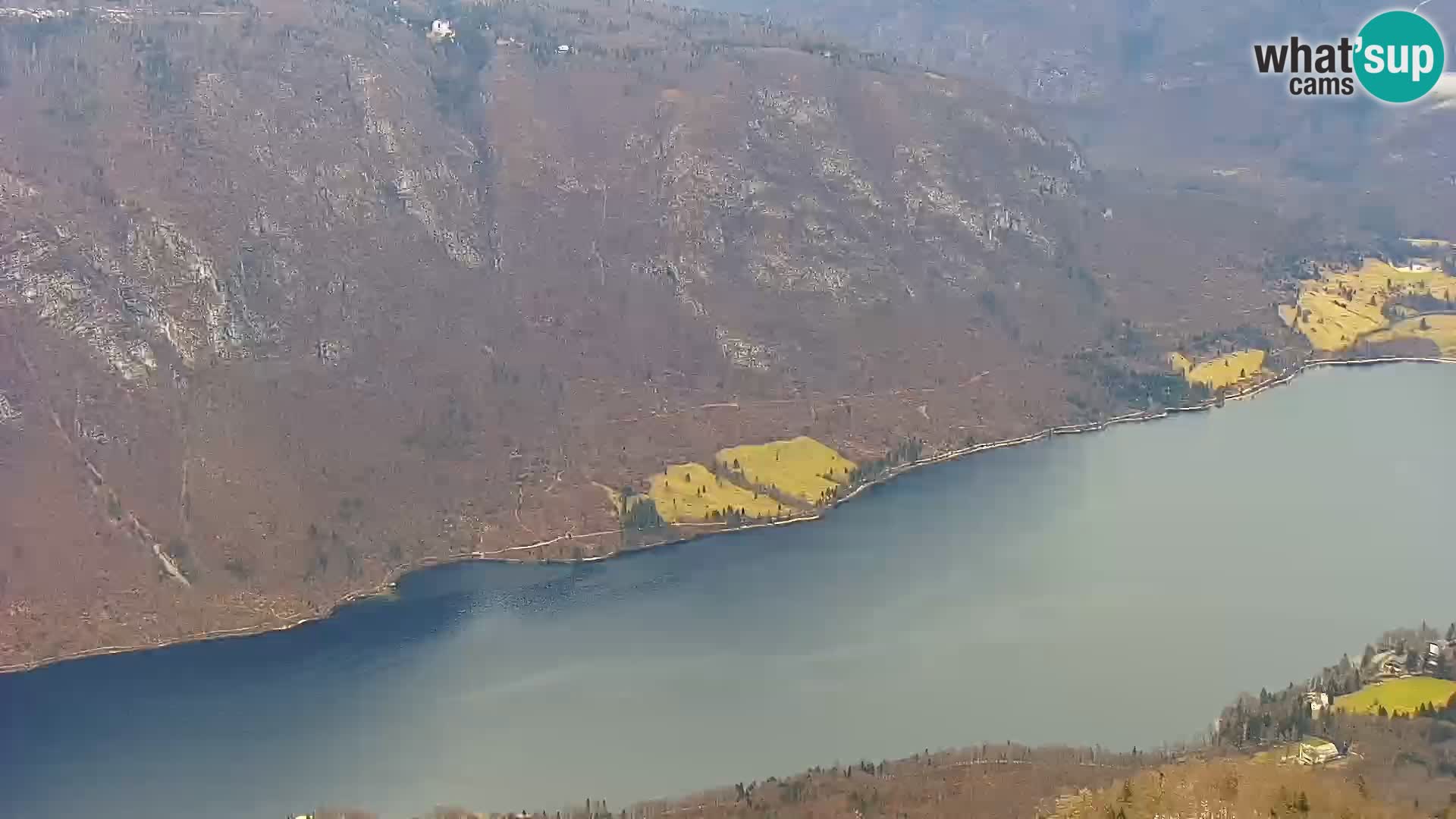 Webcam lago di Bohinj e del Triglav – vista dalla stazione sciistica di Vogel