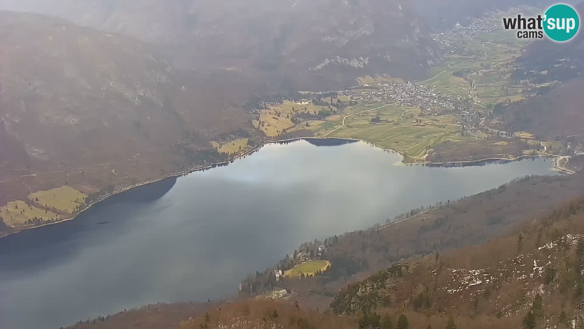 Bohinj lake webcam and Triglav – view from Vogel ski resort