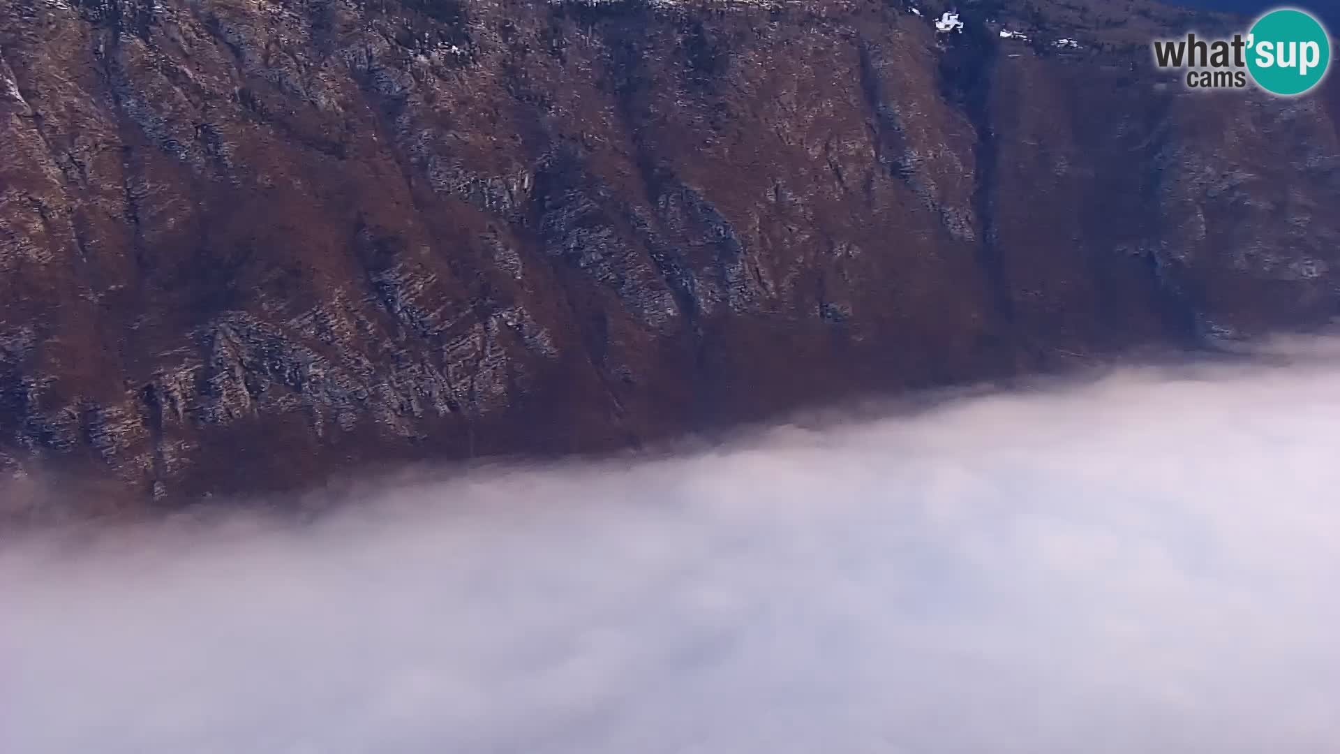 Webcam lac de Bohinj et Triglav – vue depuis la station de ski de Vogel