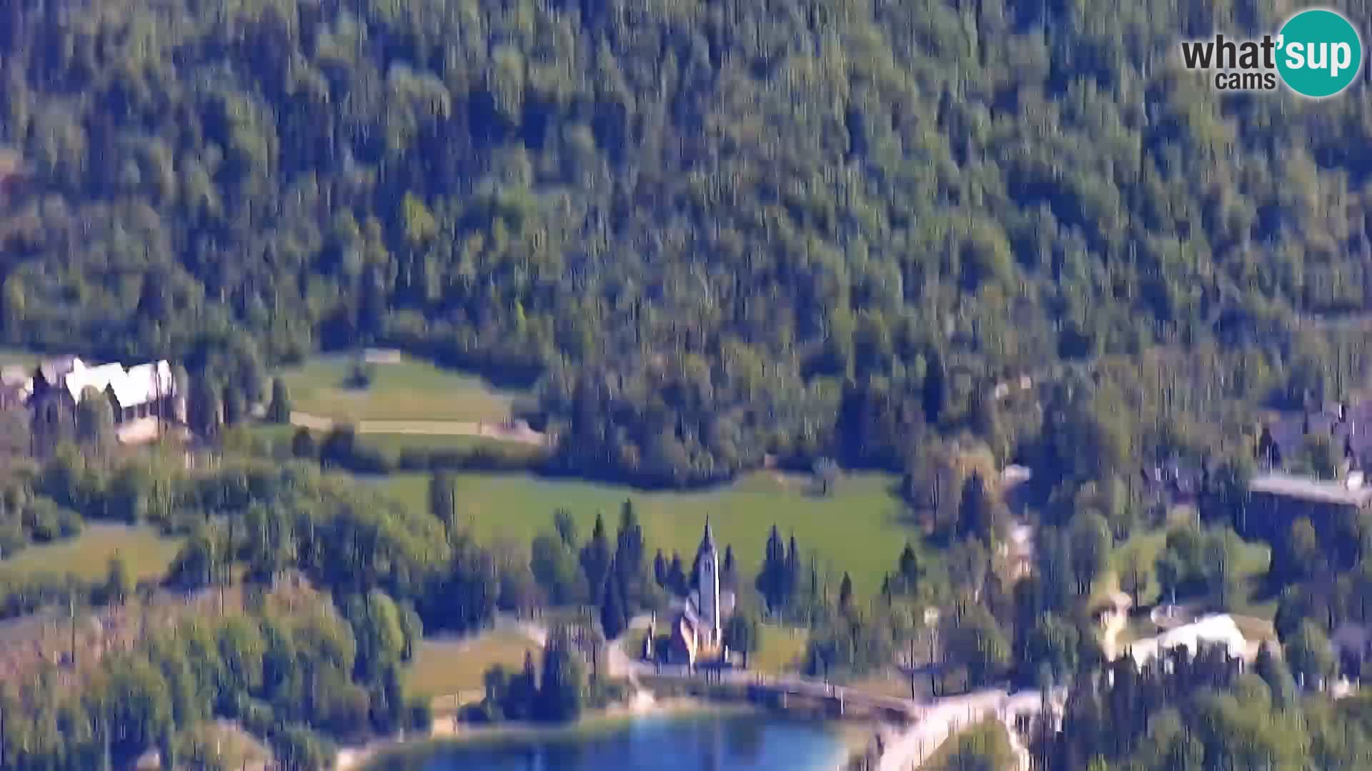 Cámara web del lago Bohinj y Triglav – vista desde la estación de esquí de Vogel