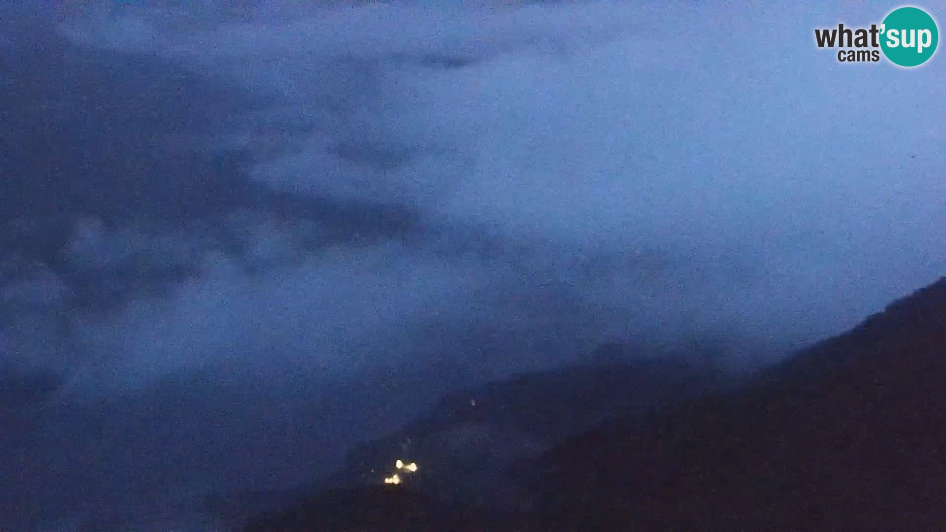 Webcam lac de Bohinj et Triglav – vue depuis la station de ski de Vogel