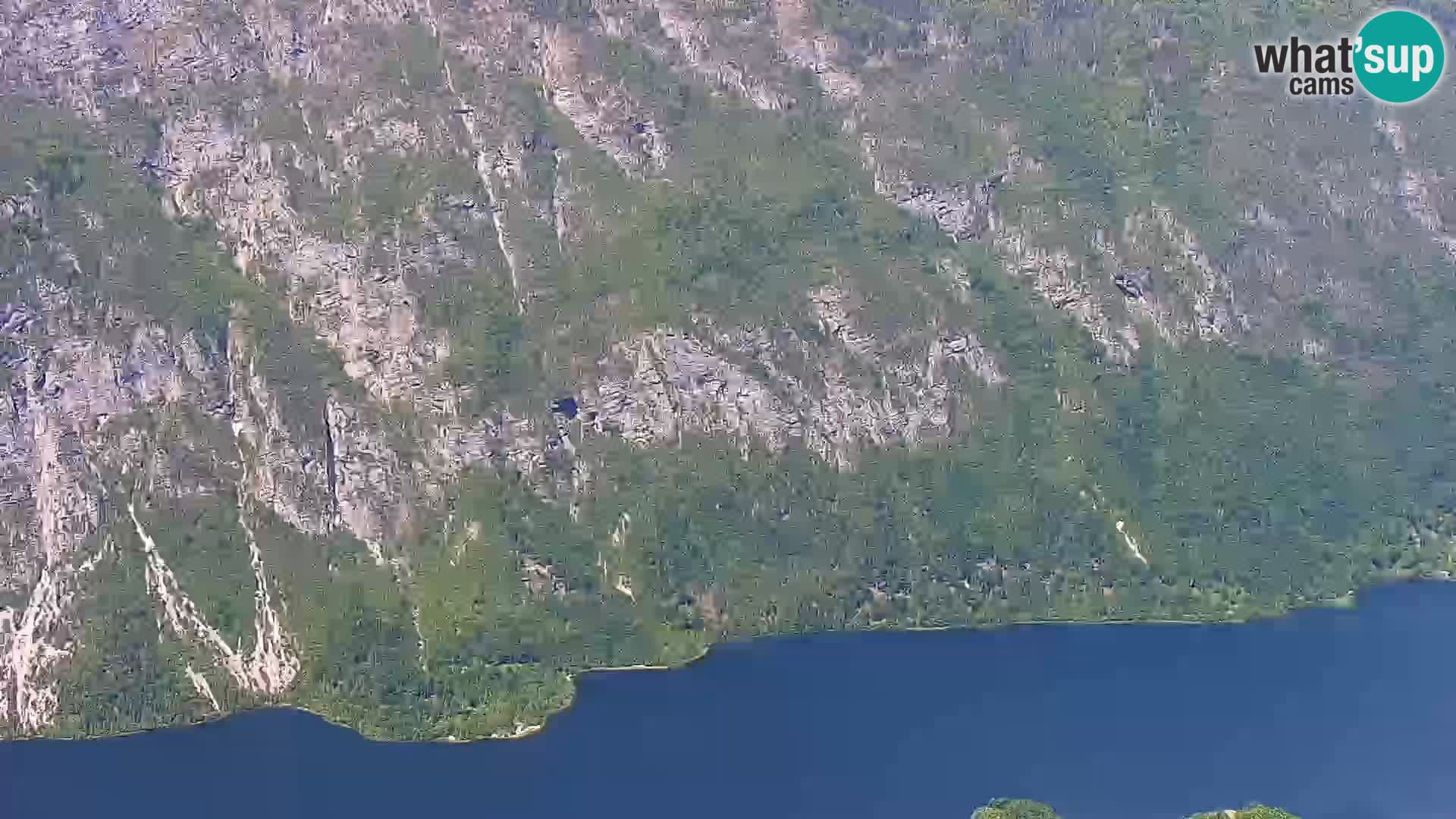 Cámara web del lago Bohinj y Triglav – vista desde la estación de esquí de Vogel