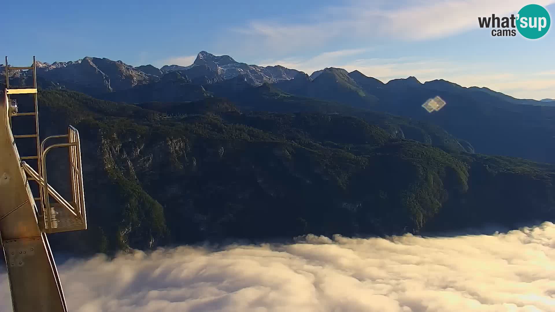 Webcam lago di Bohinj e del Triglav – vista dalla stazione sciistica di Vogel