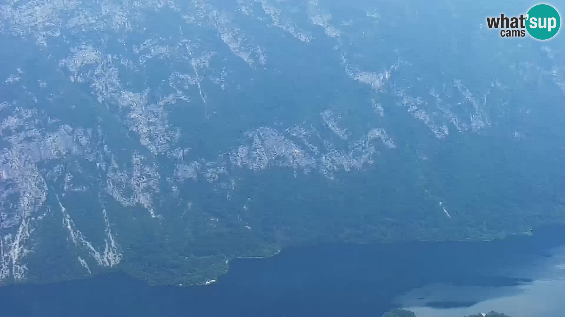 Bohinj lake webcam and Triglav – view from Vogel ski resort
