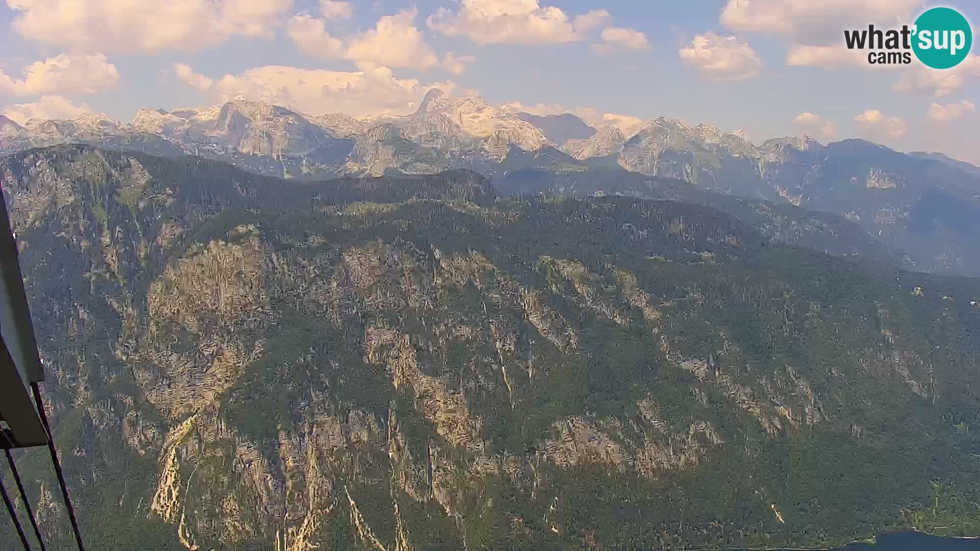 Bohinj lake webcam and Triglav – view from Vogel ski resort