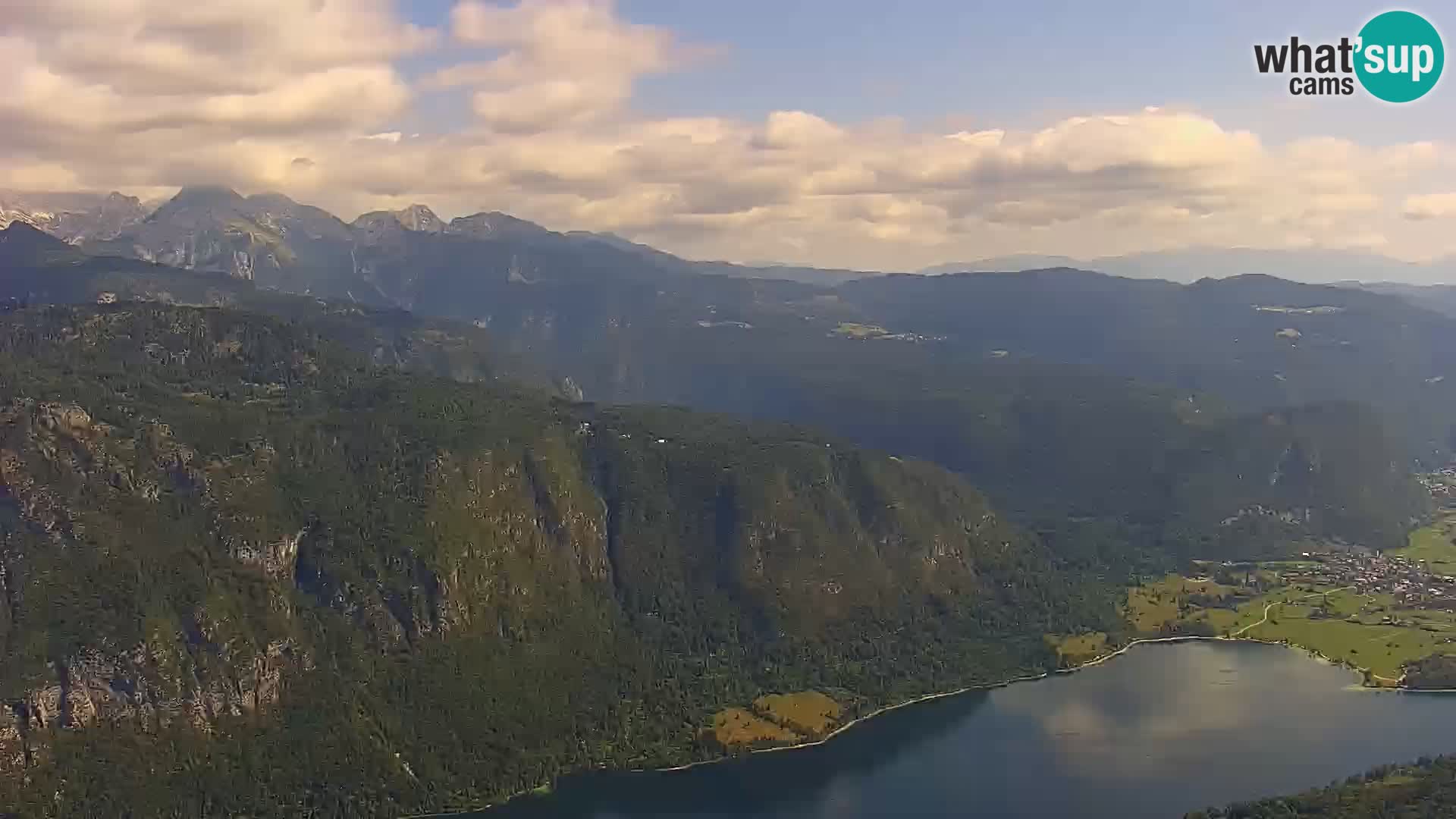 Webcam lago di Bohinj e del Triglav – vista dalla stazione sciistica di Vogel
