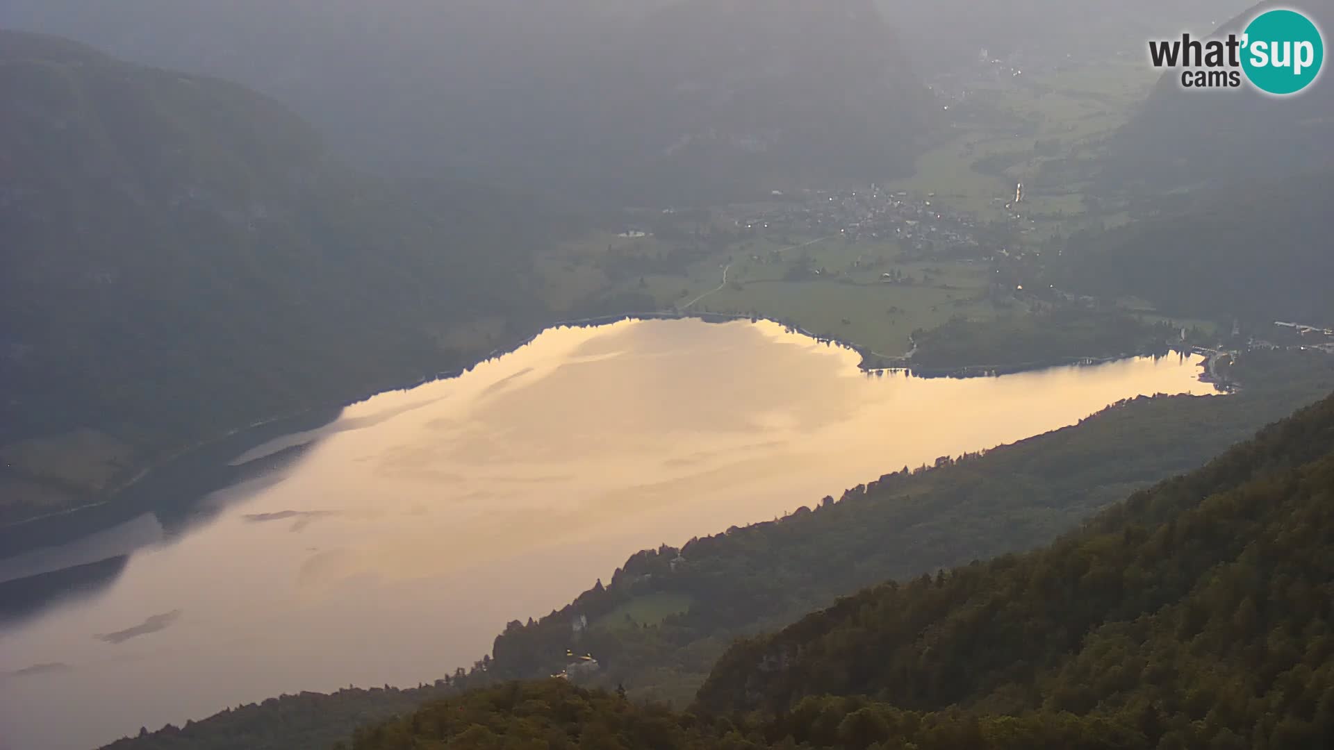 Cámara web del lago Bohinj y Triglav – vista desde la estación de esquí de Vogel
