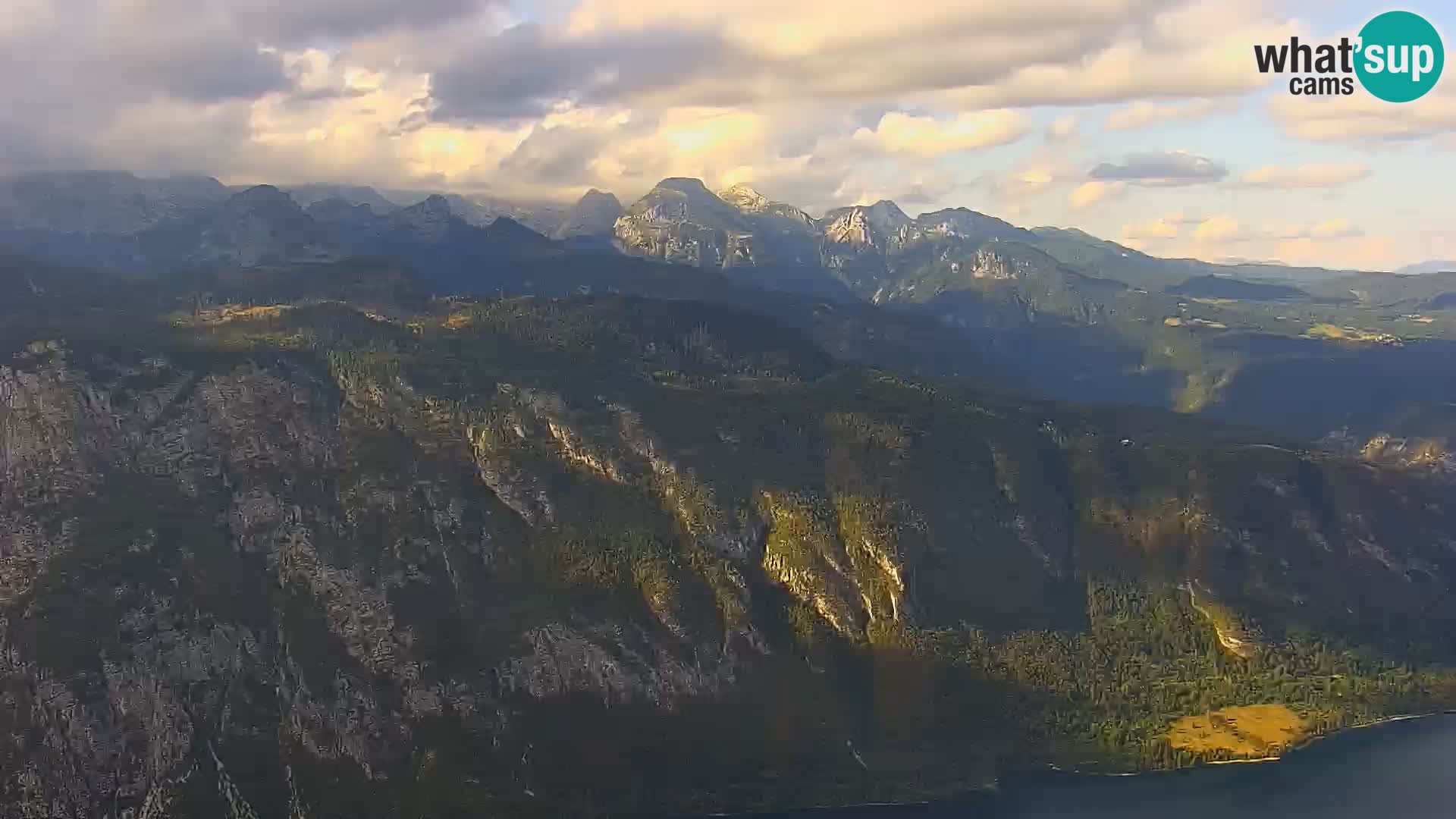 Spletna kamera Bohinj jezero in na Triglav – pogled s smučišča Vogel