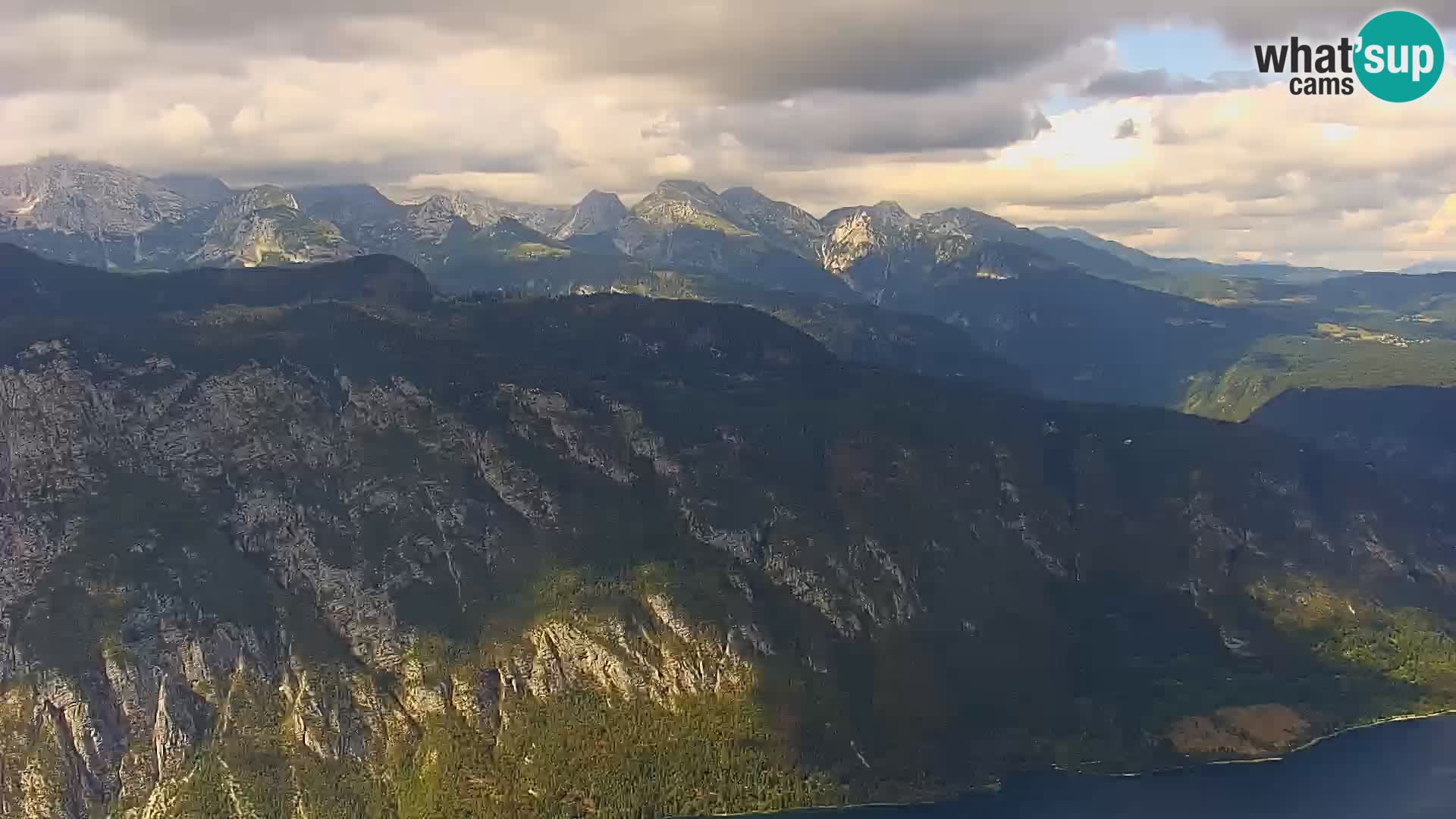 Webcam lago di Bohinj e del Triglav – vista dalla stazione sciistica di Vogel