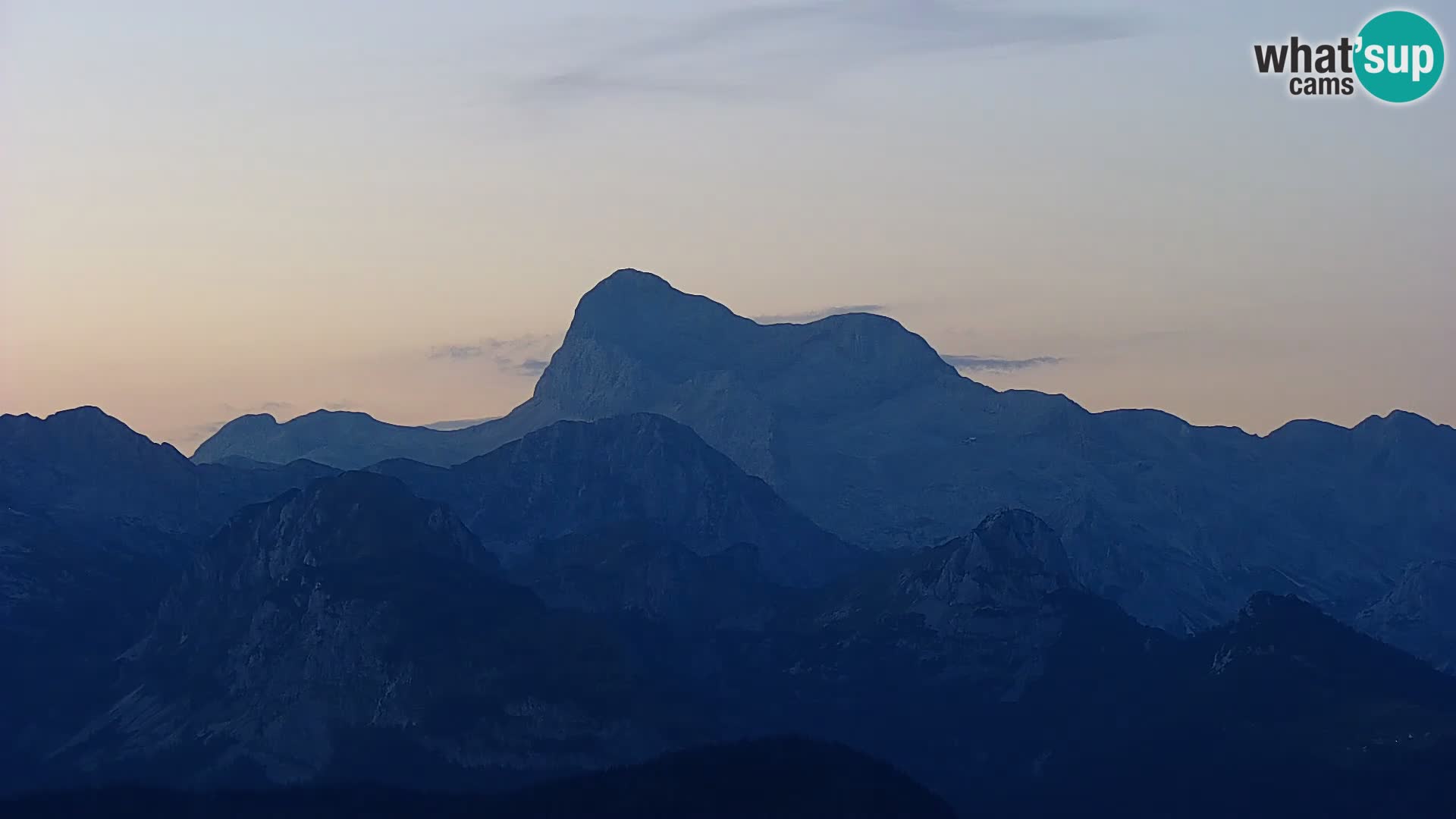 Bohinj lake webcam and Triglav – view from Vogel ski resort