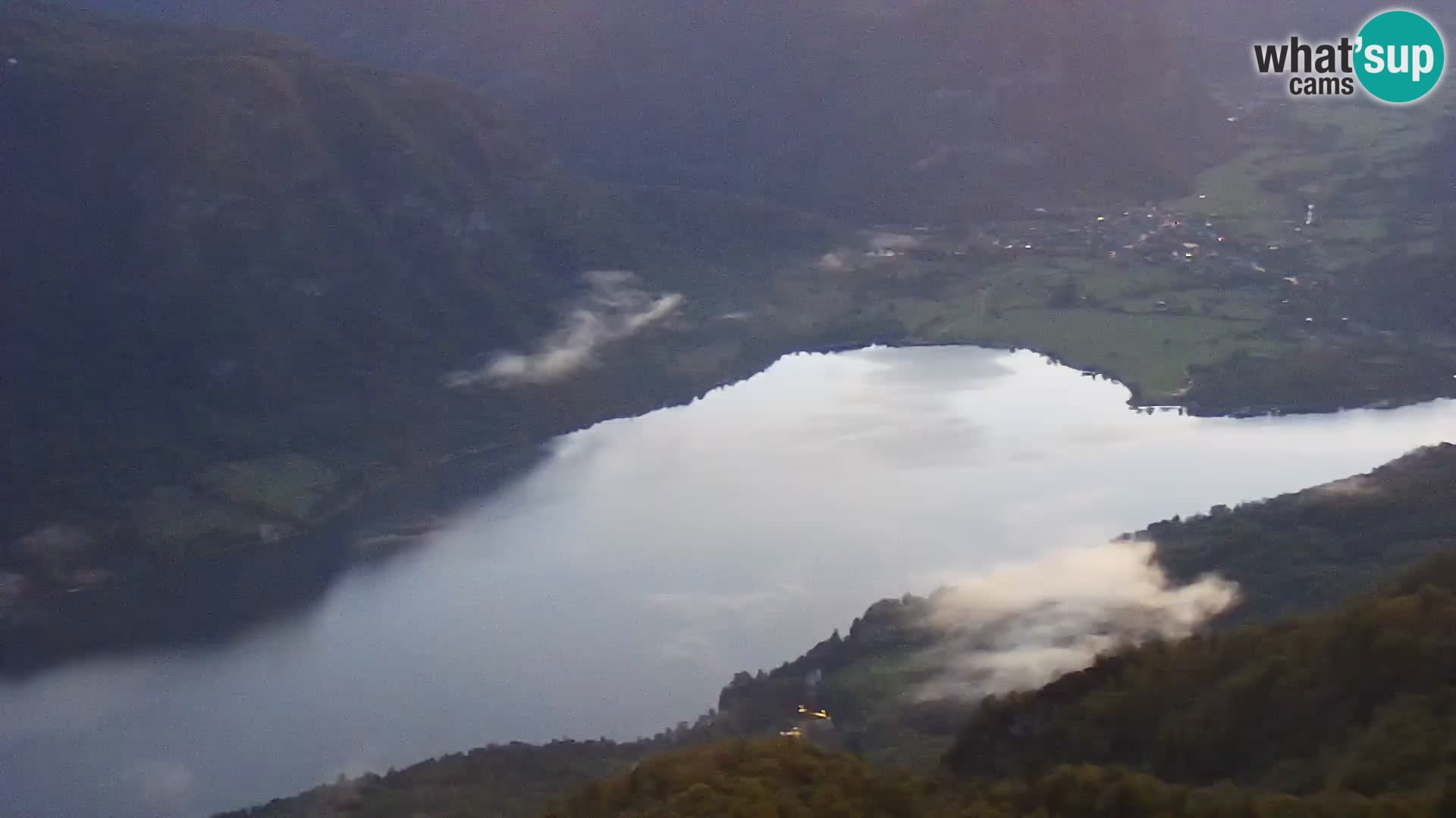 Webcam Bohinj See und Triglav – Blick vom Skigebiet Vogel