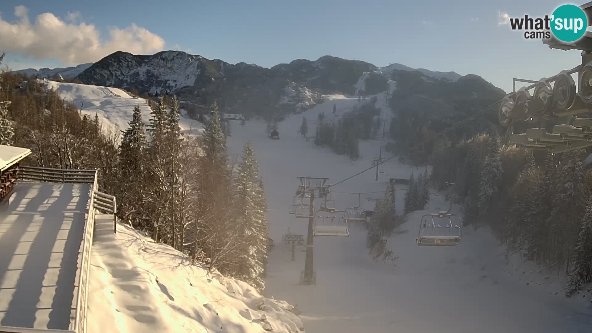 Vogel spletna kamera – Brunarica – Bohinj