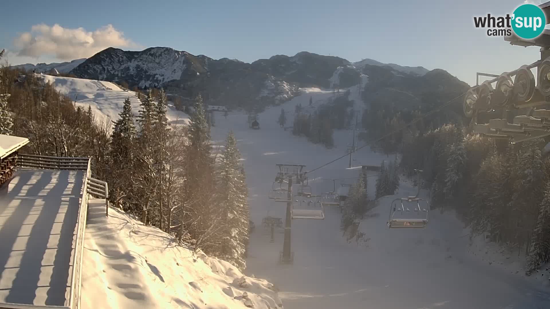 Vogel spletna kamera – Brunarica – Bohinj