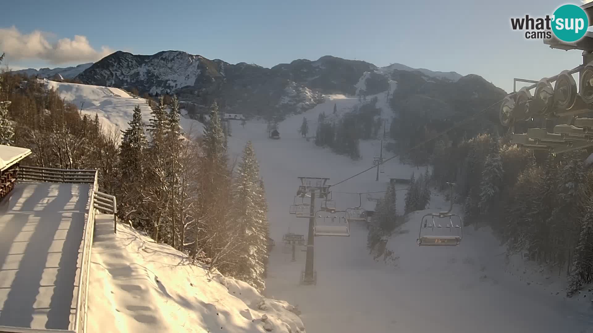 Vogel spletna kamera – Brunarica – Bohinj