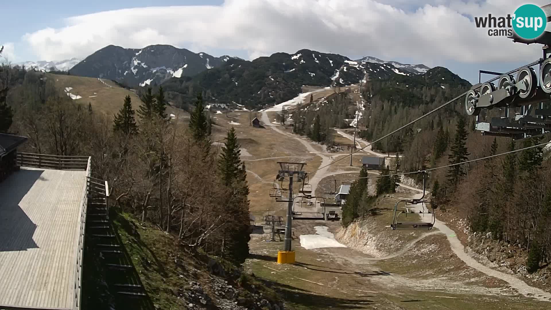 Vogel spletna kamera – Brunarica – Bohinj