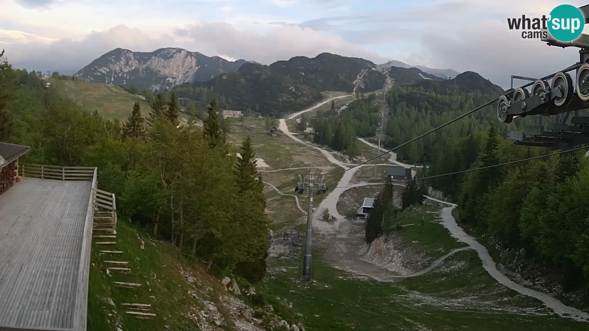 Vogel spletna kamera – Brunarica – Bohinj
