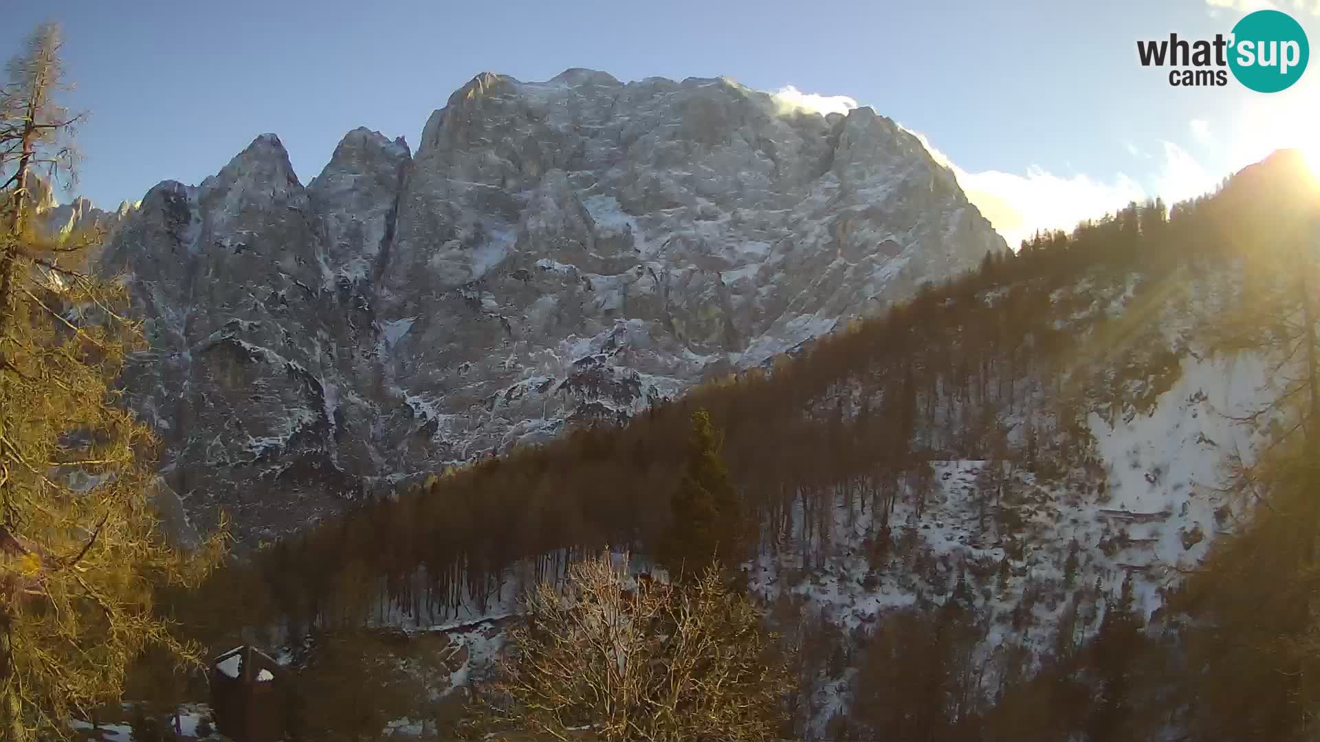 Vršič camera en vivo Casa Erjavčeva – vista a PRISOJNIK – Eslovenia