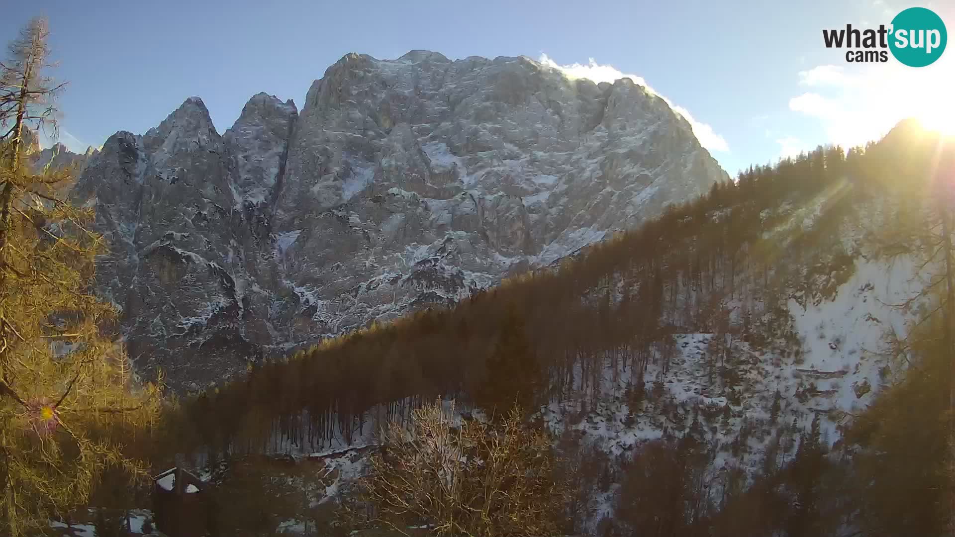 Vršič camera en vivo Casa Erjavčeva – vista a PRISOJNIK – Eslovenia