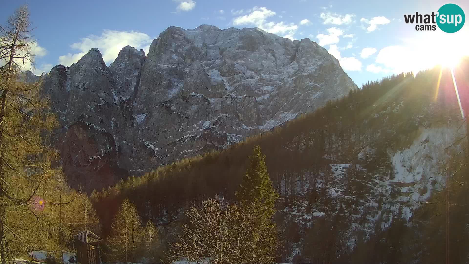 Vršič camera en vivo Casa Erjavčeva – vista a PRISOJNIK – Eslovenia