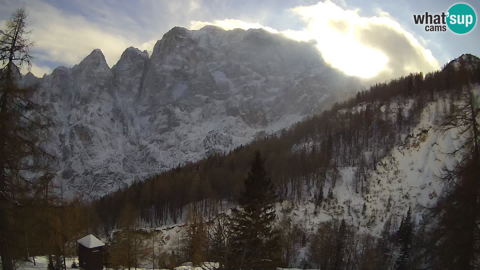 Vršič camera en vivo Casa Erjavčeva – vista a PRISOJNIK – Eslovenia