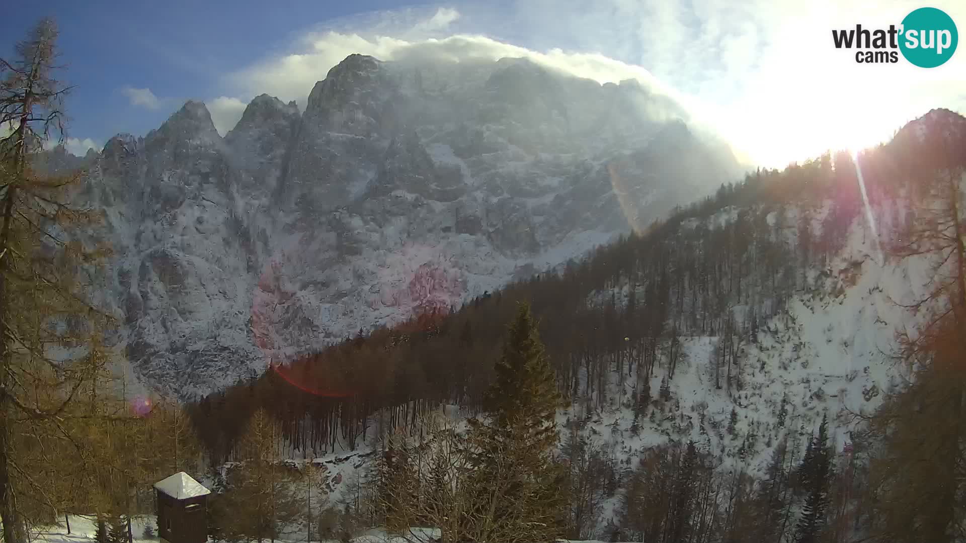 Vršič camera en vivo Casa Erjavčeva – vista a PRISOJNIK – Eslovenia