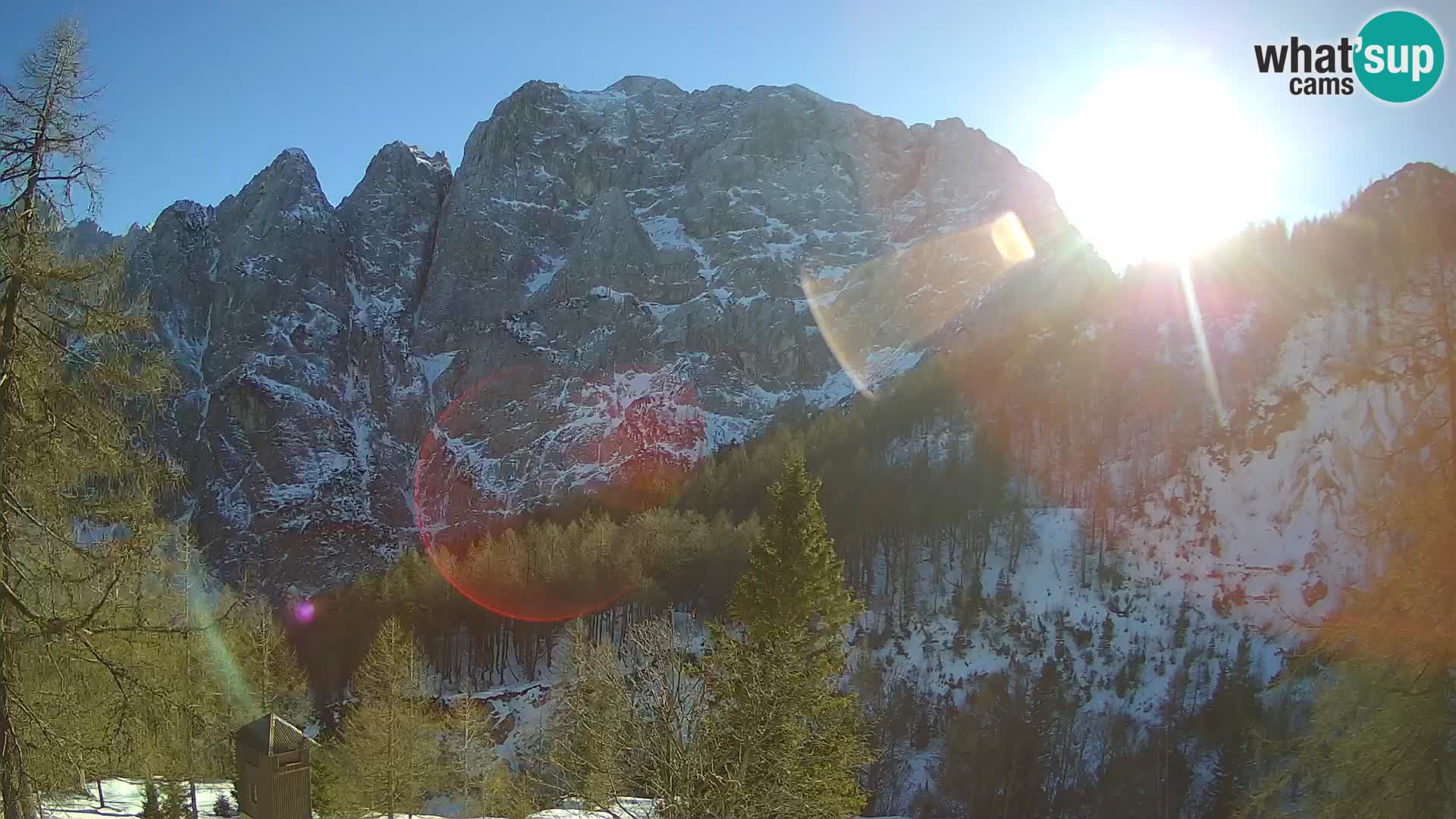 Vršič camera en vivo Casa Erjavčeva – vista a PRISOJNIK – Eslovenia