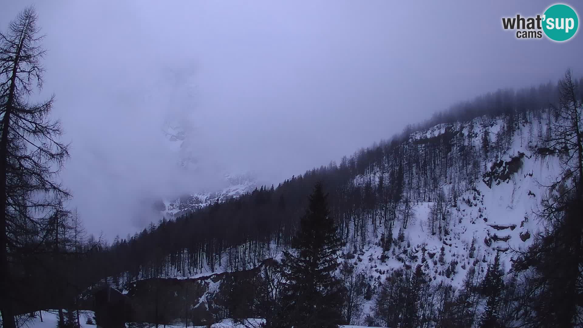 Vršič camera en vivo Casa Erjavčeva – vista a PRISOJNIK – Eslovenia