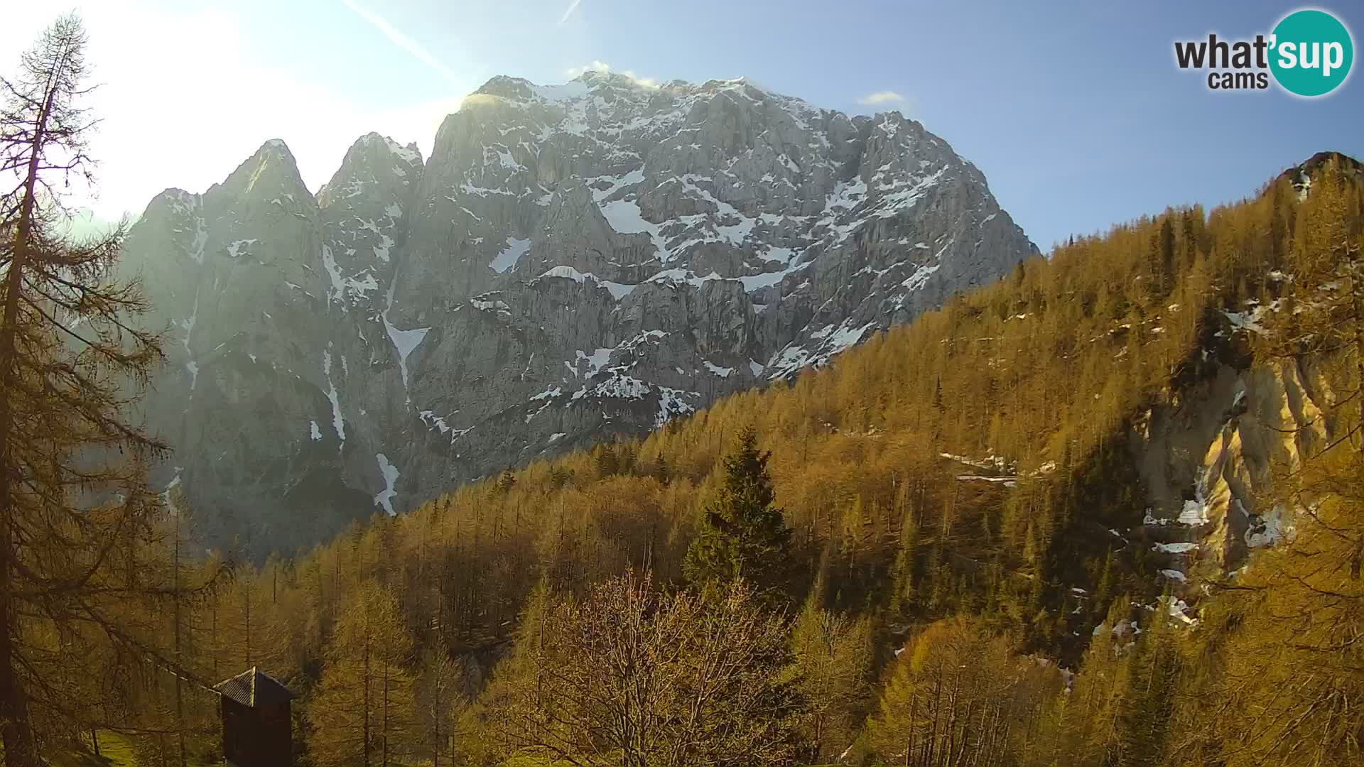 Vršič camera en vivo Casa Erjavčeva – vista a PRISOJNIK – Eslovenia