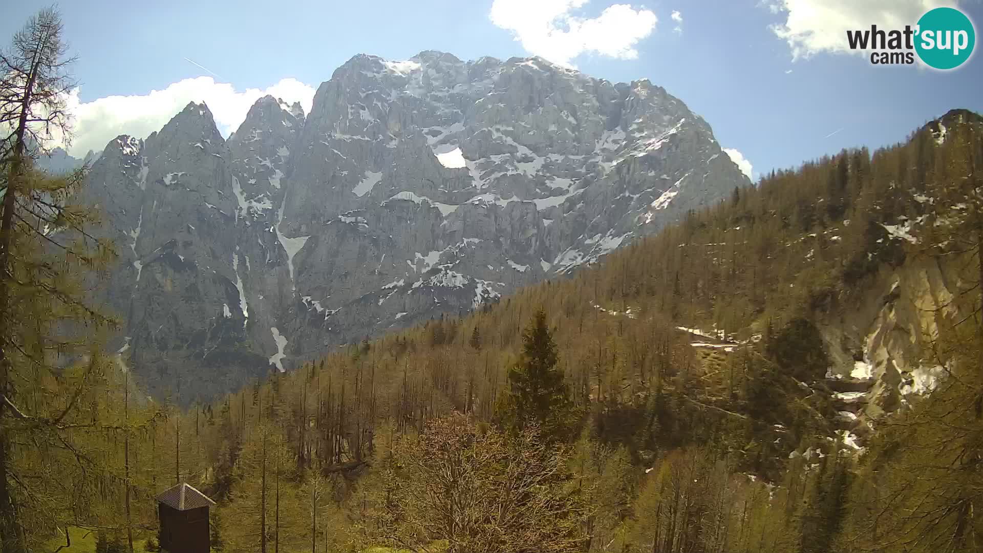 Vršič camera en vivo Casa Erjavčeva – vista a PRISOJNIK – Eslovenia
