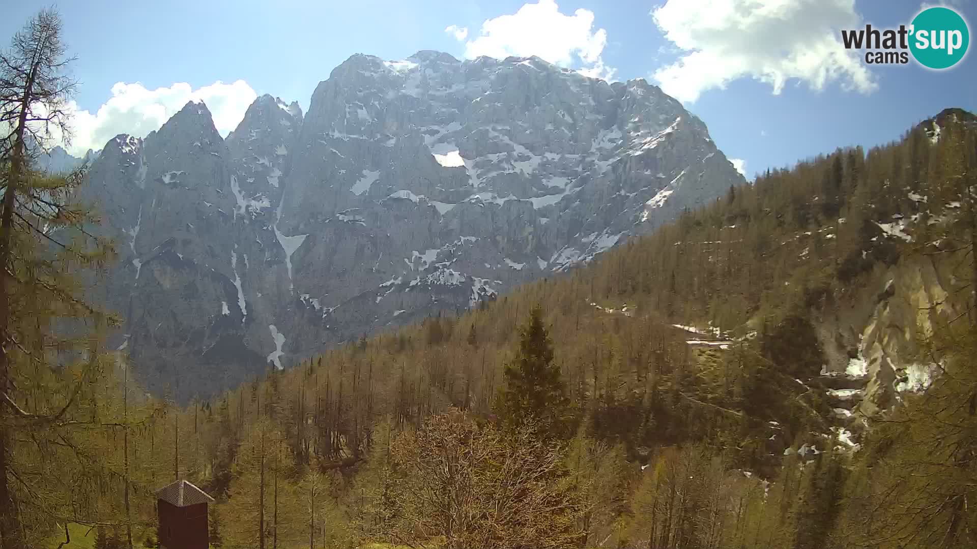 Vršič camera en vivo Casa Erjavčeva – vista a PRISOJNIK – Eslovenia