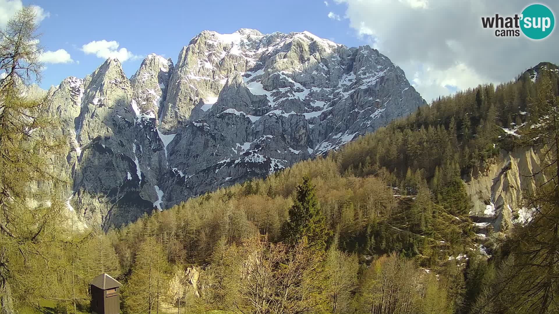 Vršič camera en vivo Casa Erjavčeva – vista a PRISOJNIK – Eslovenia