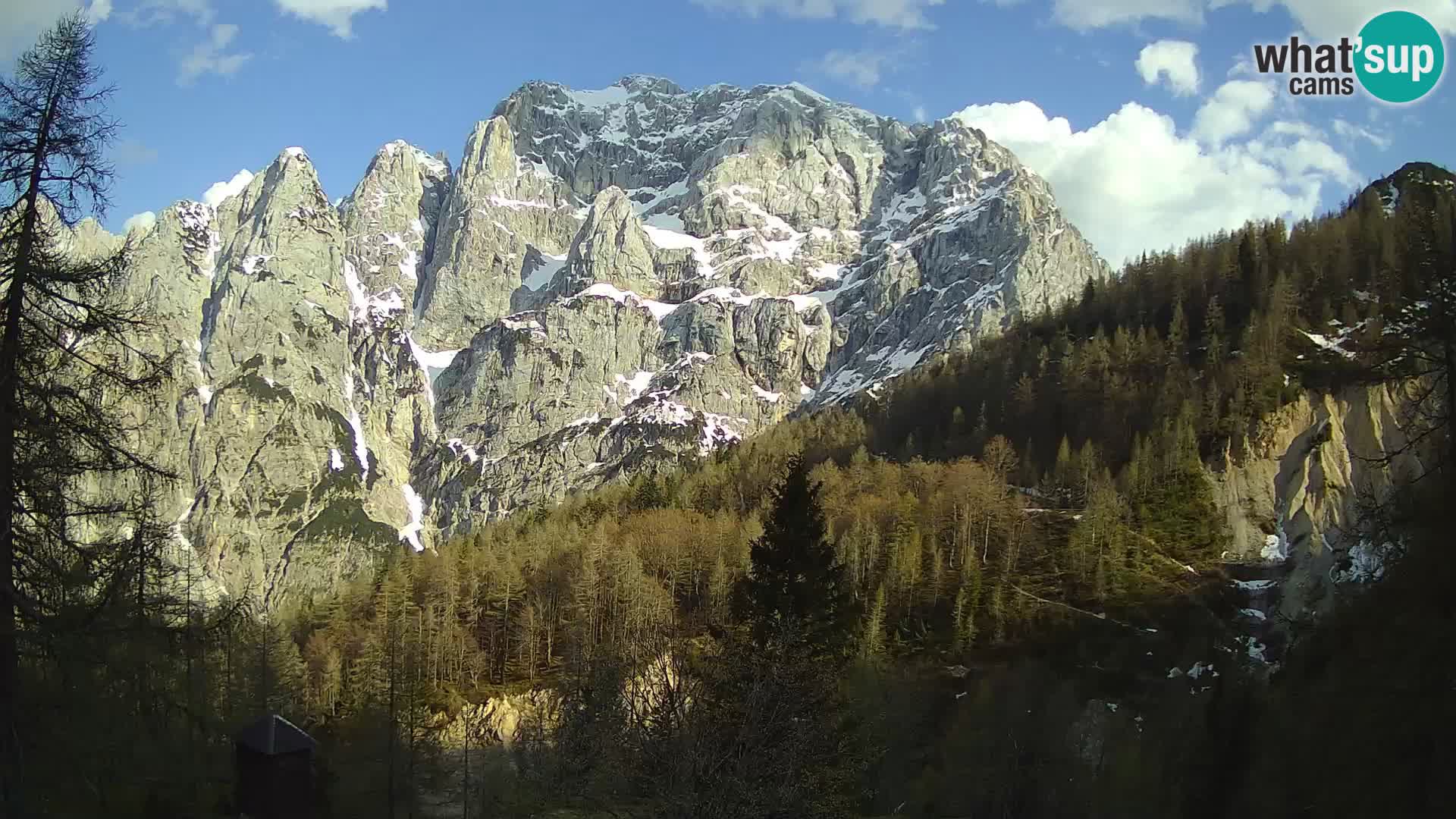 Vršič camera en vivo Casa Erjavčeva – vista a PRISOJNIK – Eslovenia