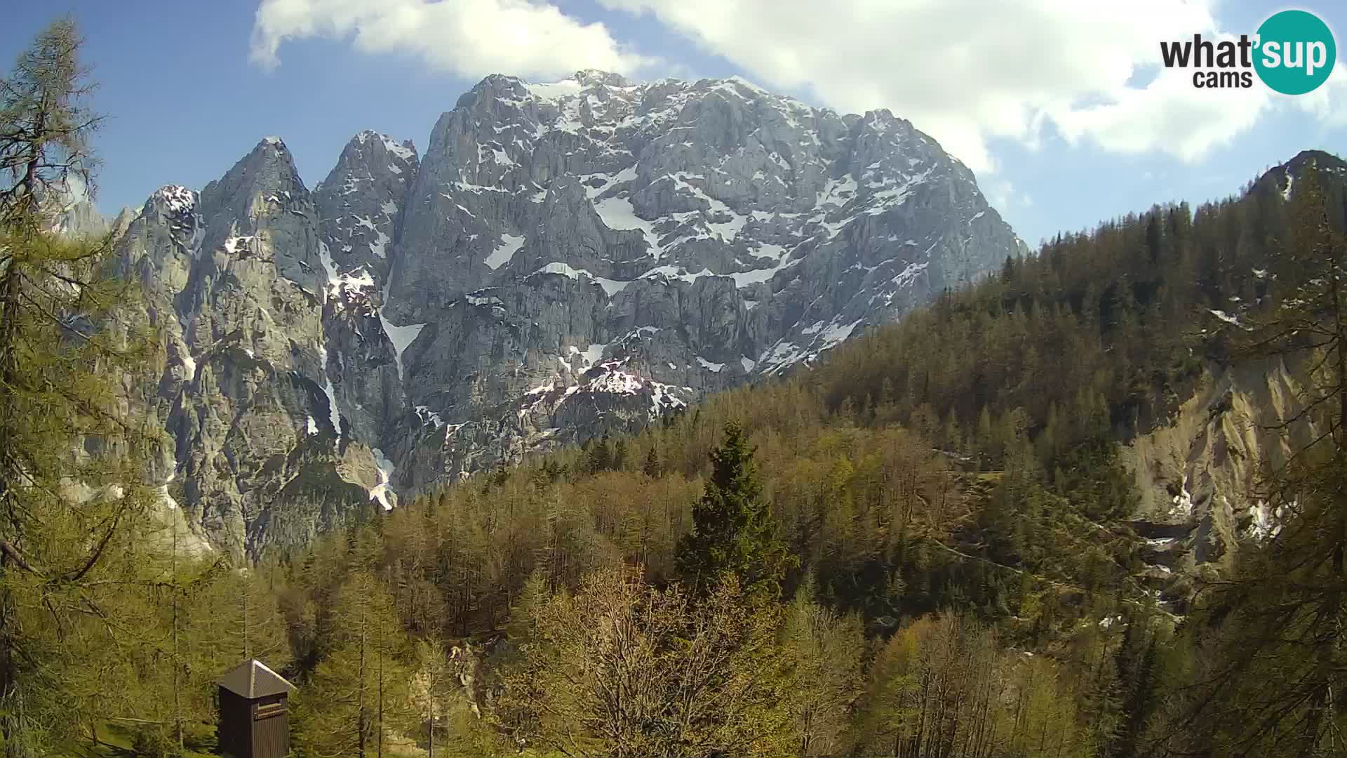 Vršič camera en vivo Casa Erjavčeva – vista a PRISOJNIK – Eslovenia
