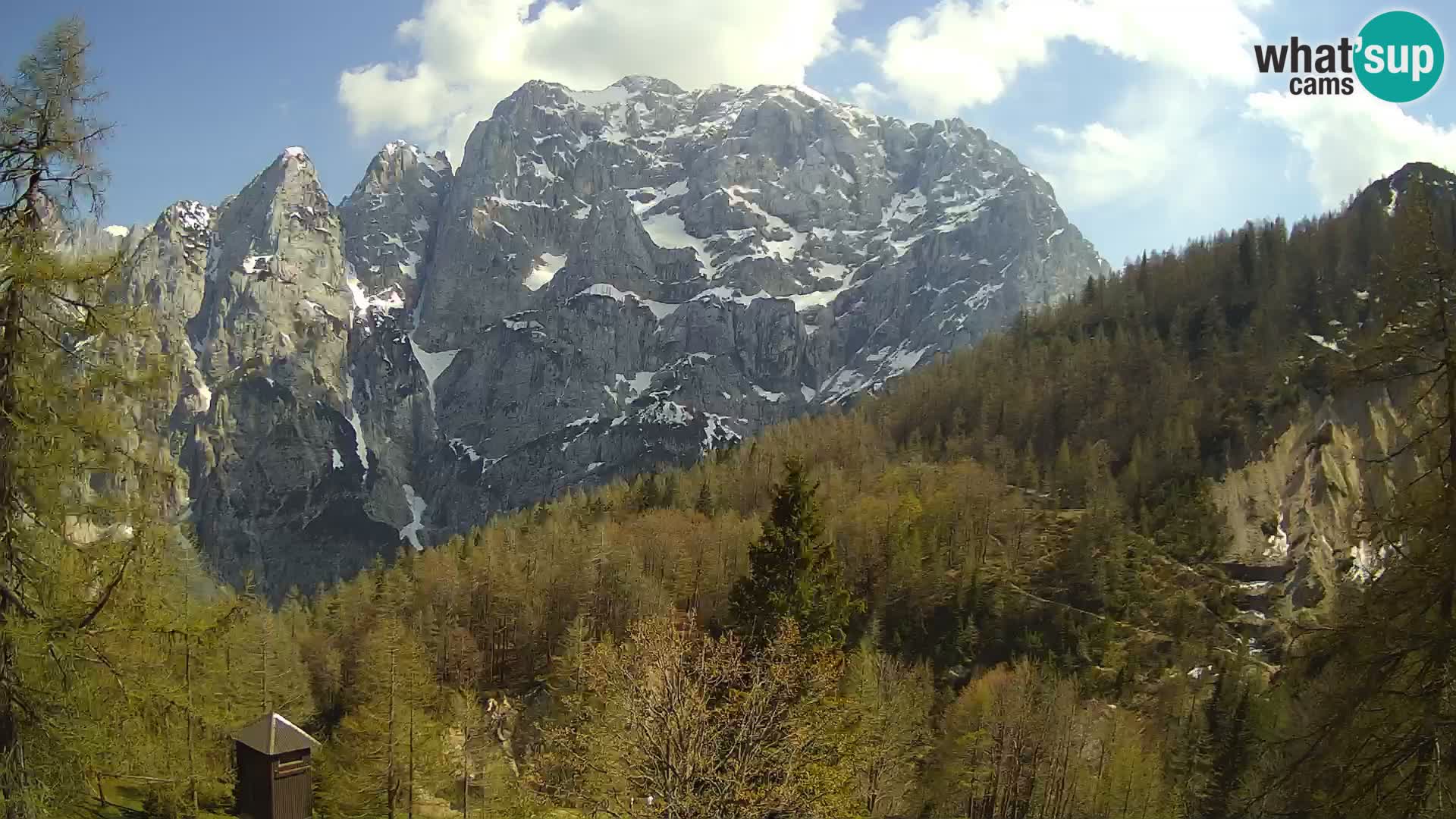 Vršič camera en vivo Casa Erjavčeva – vista a PRISOJNIK – Eslovenia