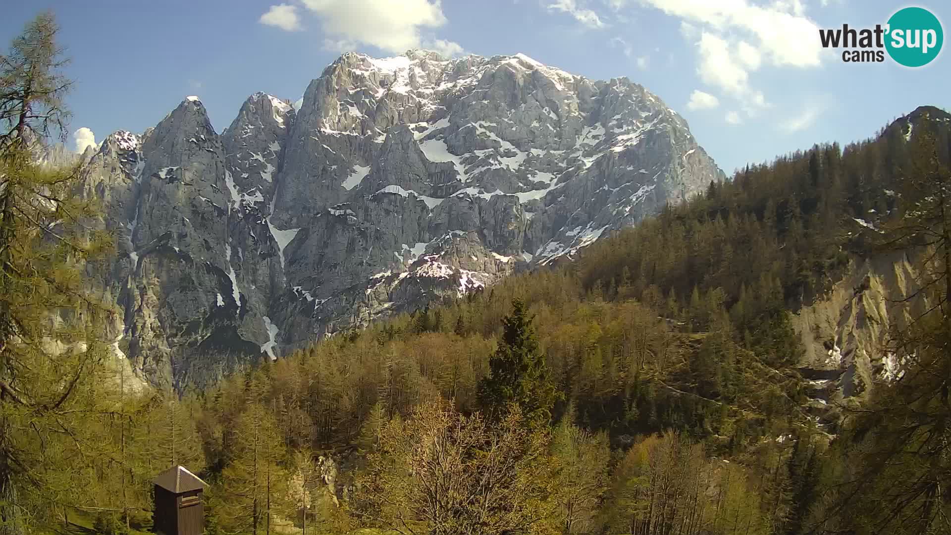 Vršič camera en vivo Casa Erjavčeva – vista a PRISOJNIK – Eslovenia