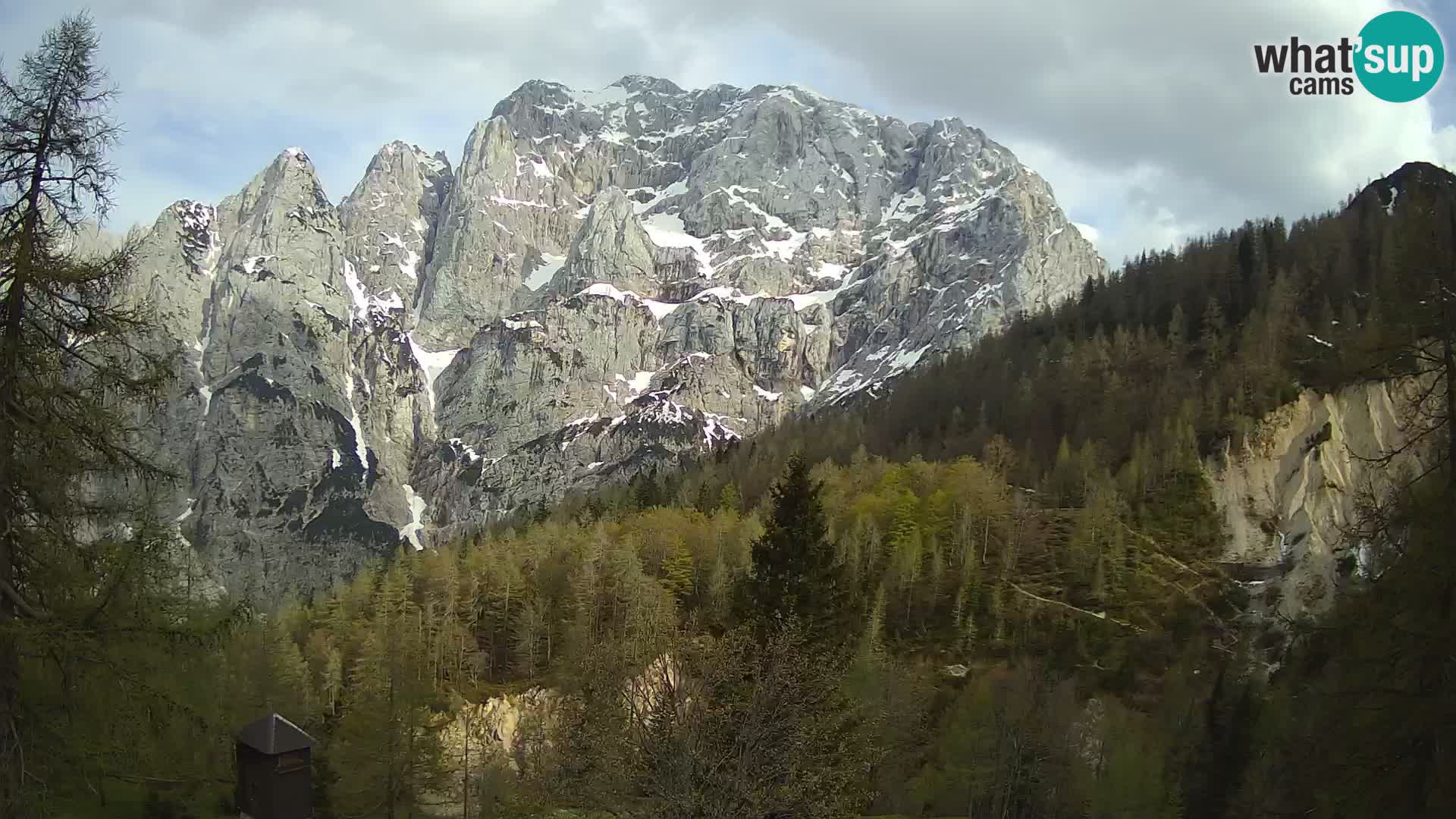 Vršič camera en vivo Casa Erjavčeva – vista a PRISOJNIK – Eslovenia