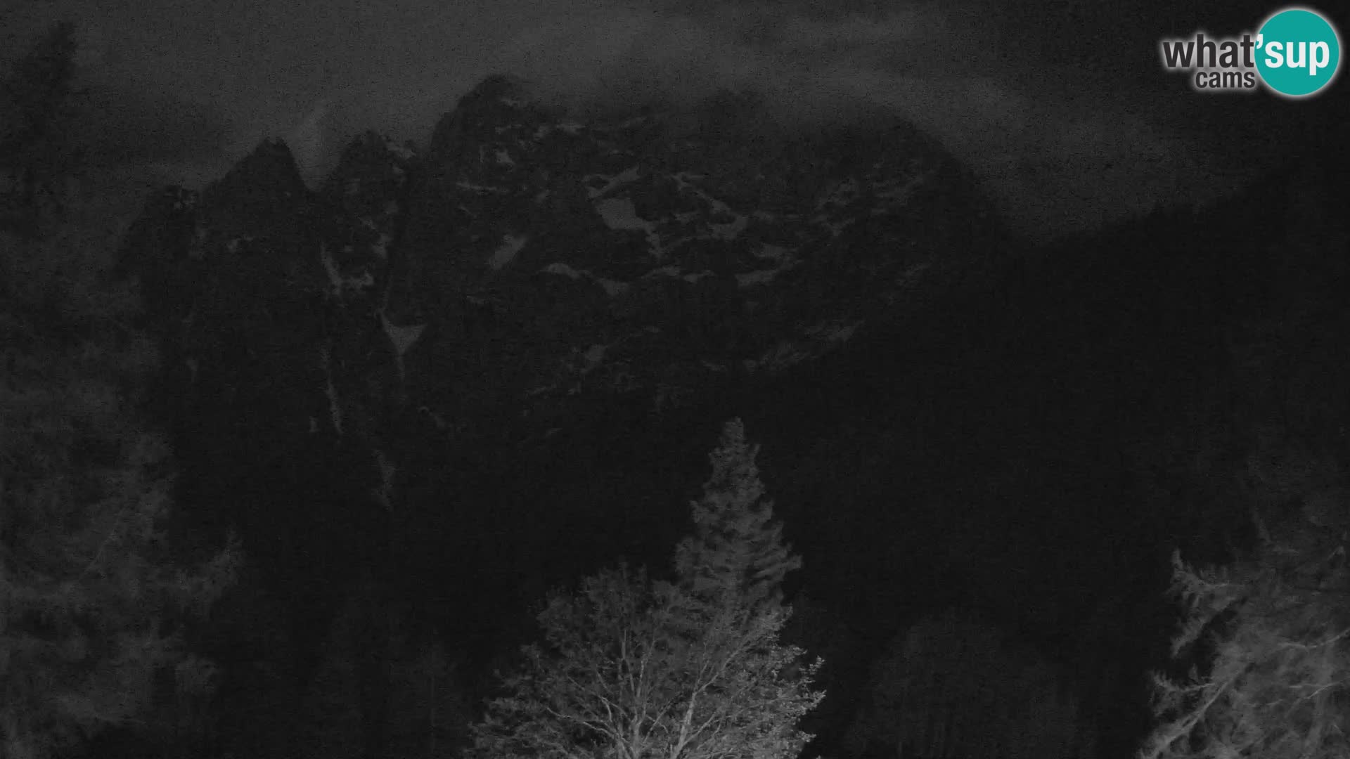Webcam Vršič LIVE maison Erjavčeva – vue sur PRISOJNIK – Slovénie