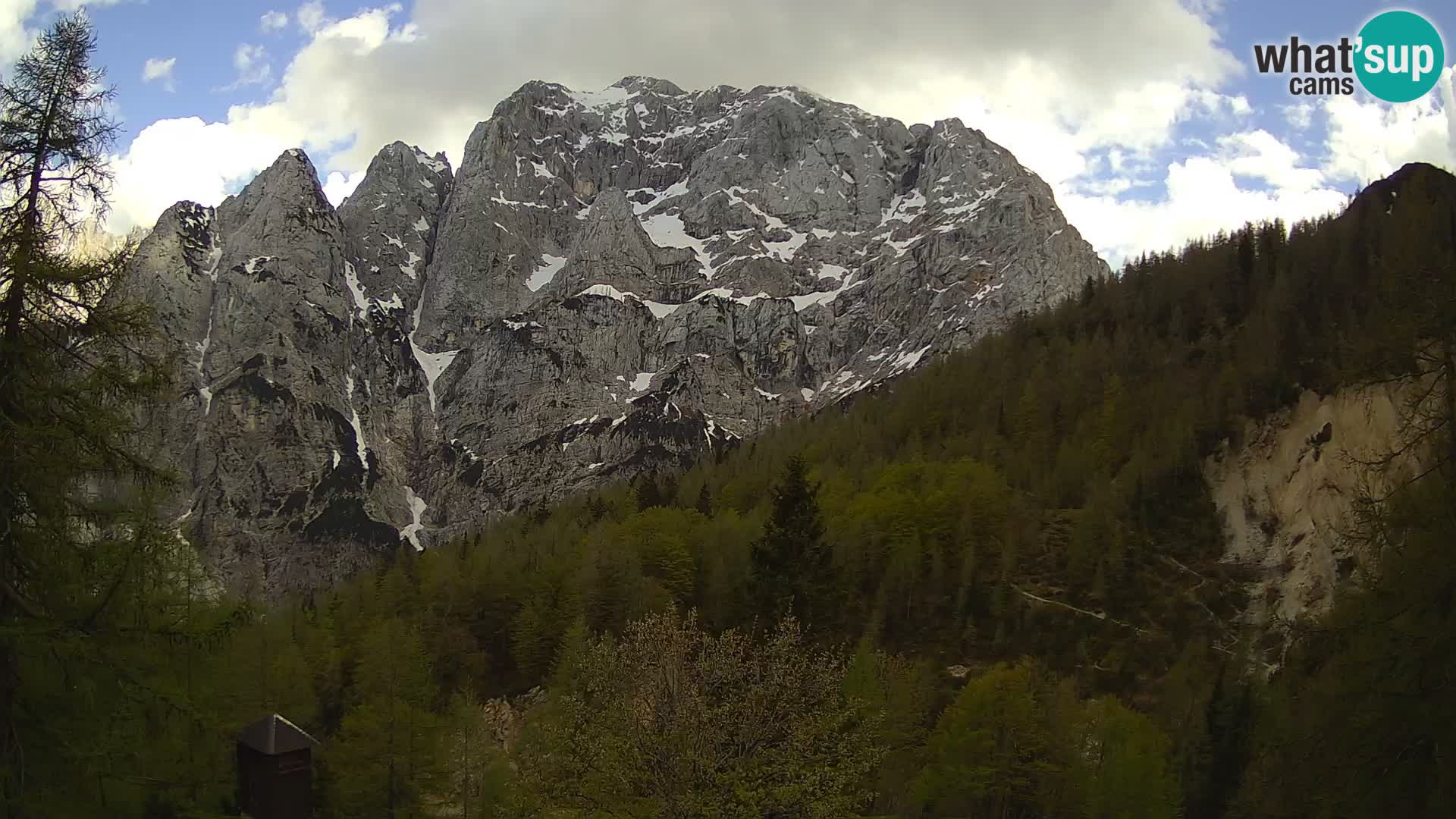 Vršič camera en vivo Casa Erjavčeva – vista a PRISOJNIK – Eslovenia