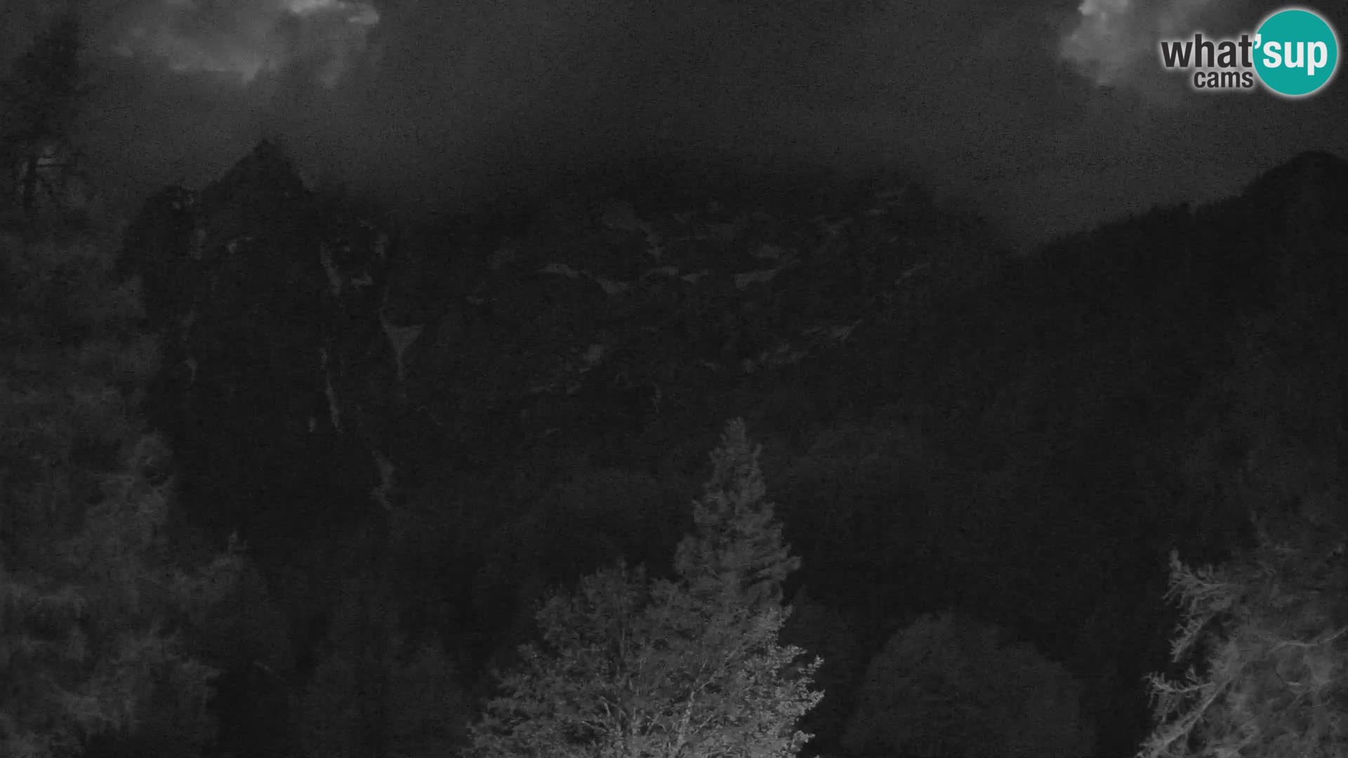 Vršič LIVE webcam Erjavčeva house – view to PRISOJNIK – Slovenia