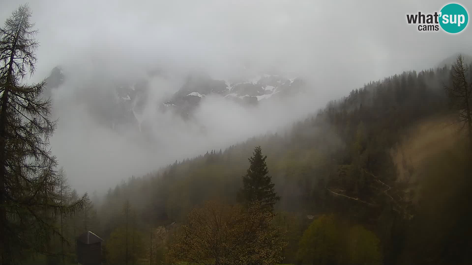 Vršič camera en vivo Casa Erjavčeva – vista a PRISOJNIK – Eslovenia