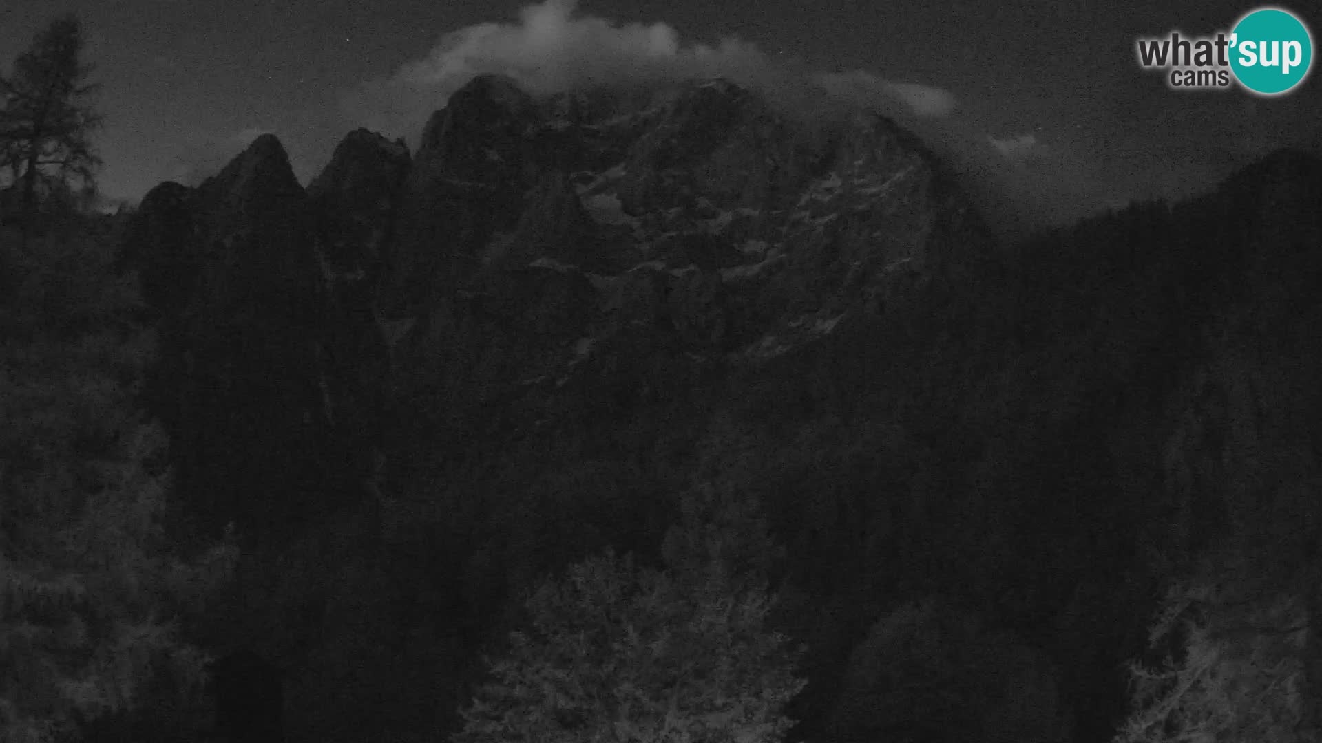 Vršič LIVE Webcam Haus Erjavčeva – Blick auf PRISOJNIK – Slowenien