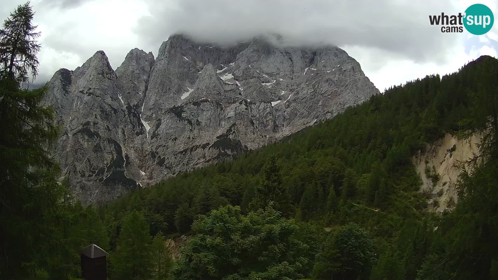 Vršič camera en vivo Casa Erjavčeva – vista a PRISOJNIK – Eslovenia