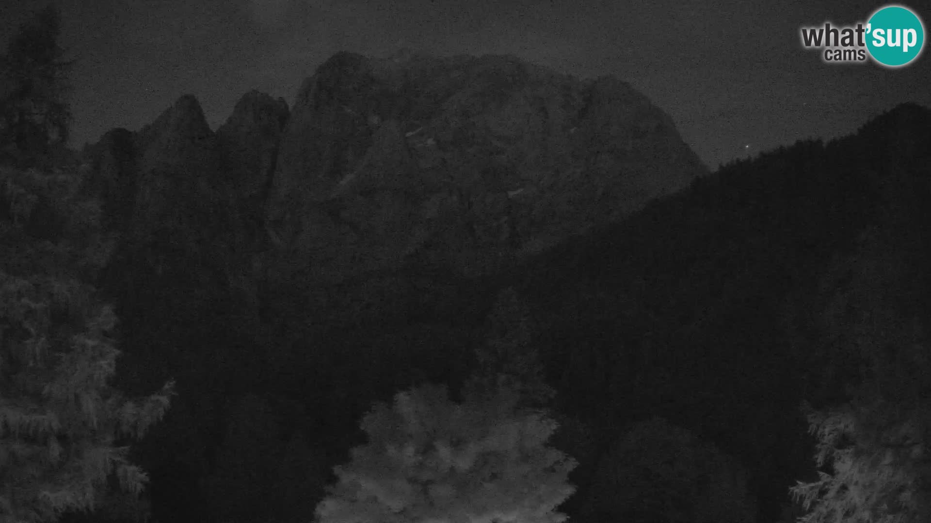 Vršič LIVE Webcam Haus Erjavčeva – Blick auf PRISOJNIK – Slowenien