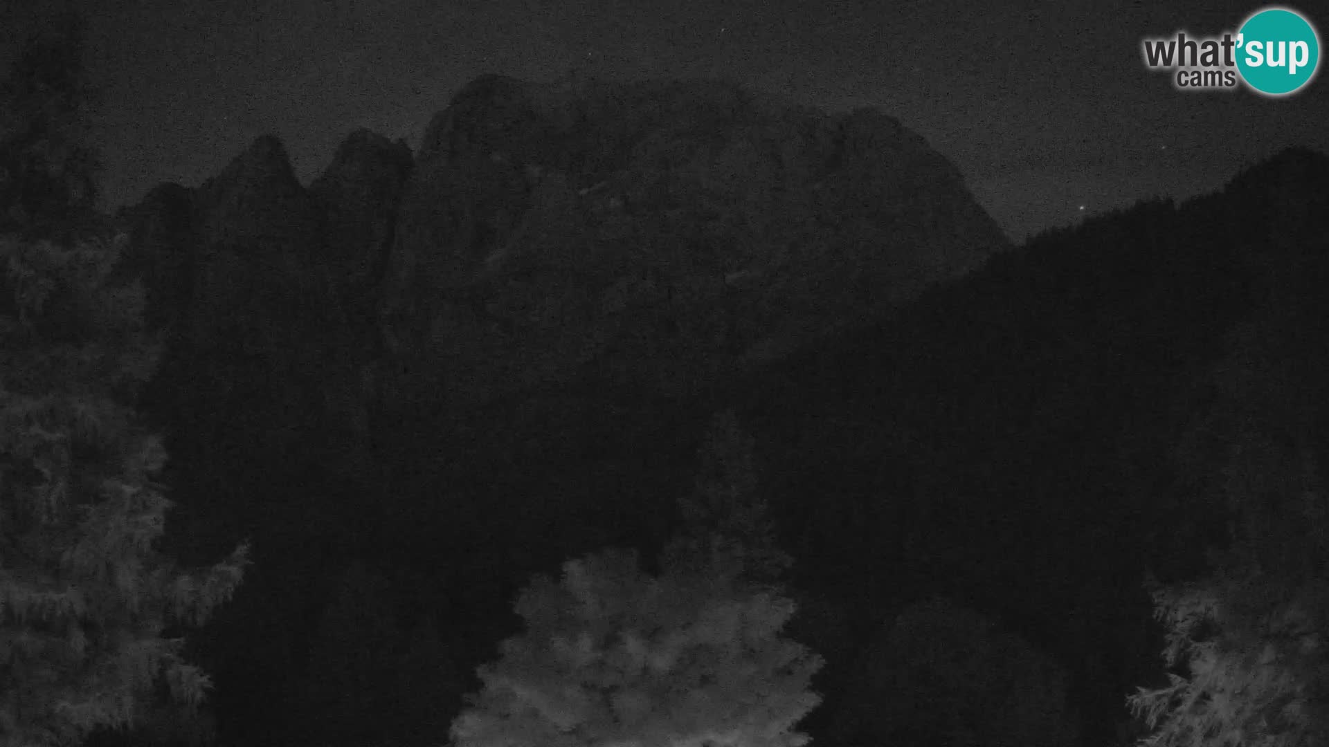 Vršič LIVE webcam Erjavčeva house – view to PRISOJNIK – Slovenia
