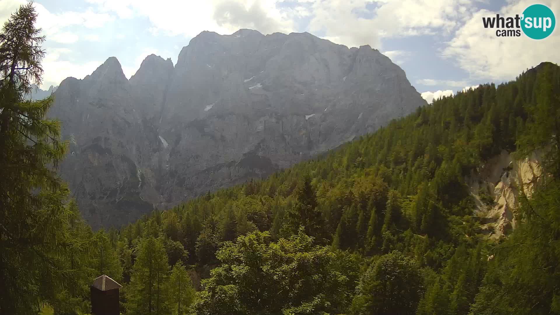 Vršič camera en vivo Casa Erjavčeva – vista a PRISOJNIK – Eslovenia