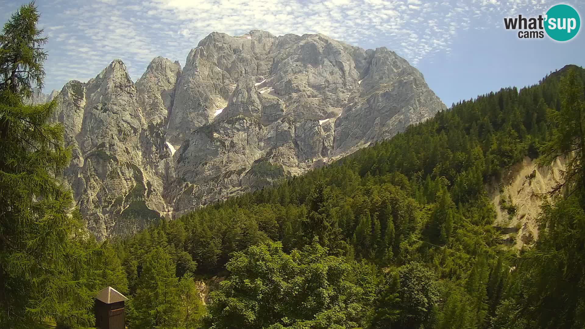 Vršič camera en vivo Casa Erjavčeva – vista a PRISOJNIK – Eslovenia