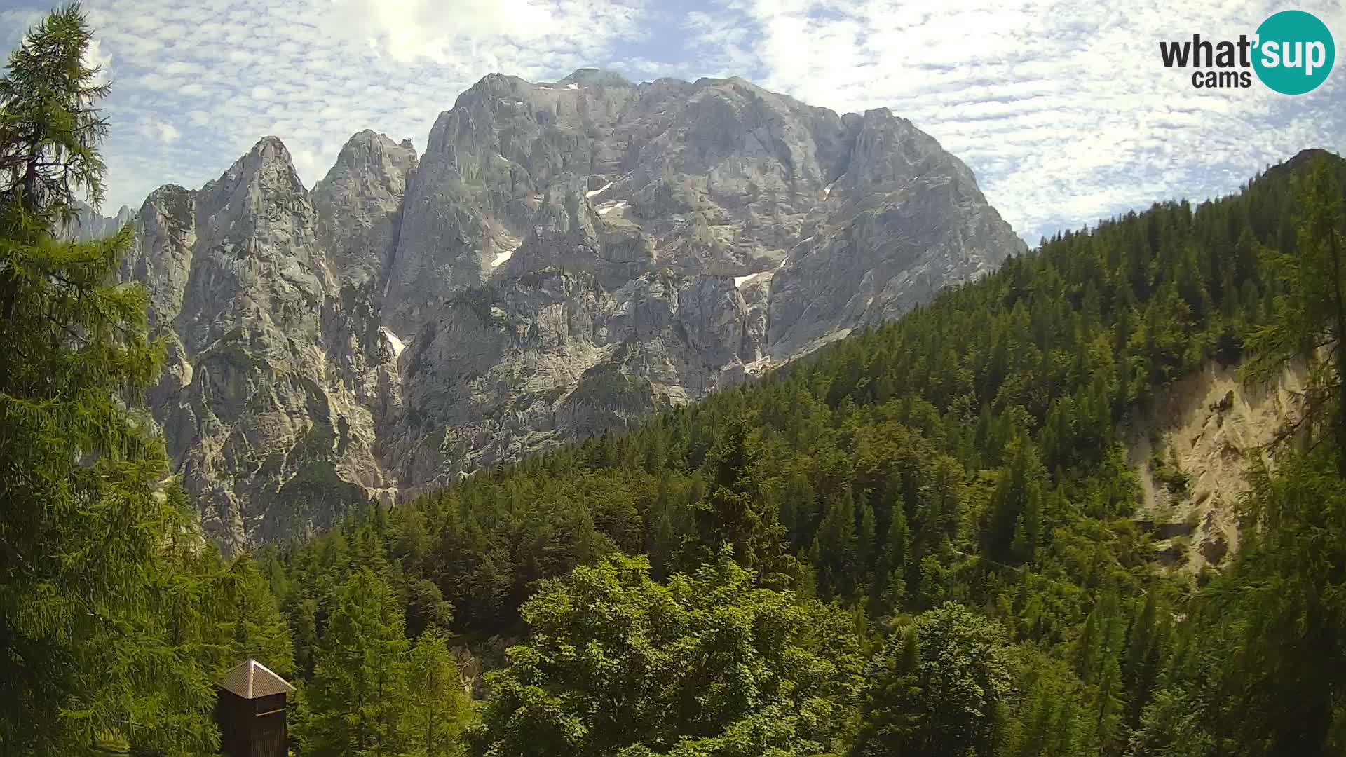 Vršič camera en vivo Casa Erjavčeva – vista a PRISOJNIK – Eslovenia