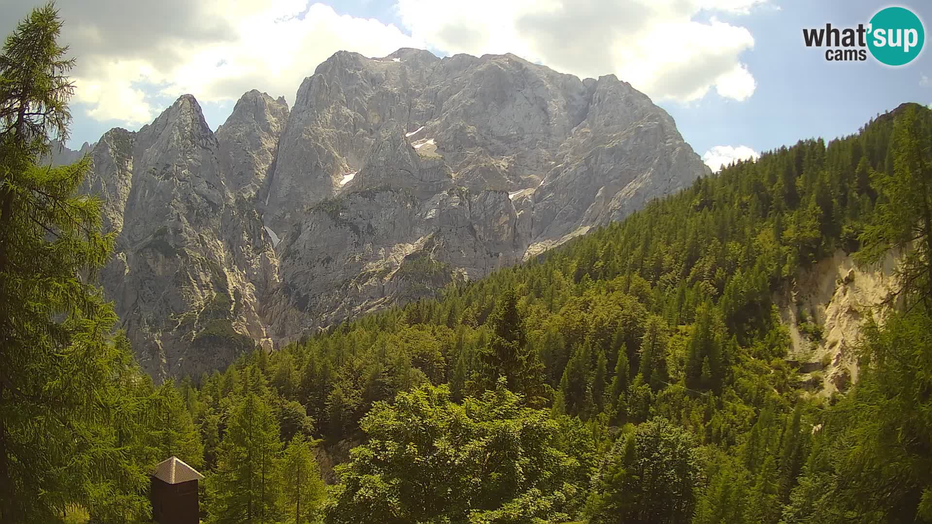 Vršič camera en vivo Casa Erjavčeva – vista a PRISOJNIK – Eslovenia